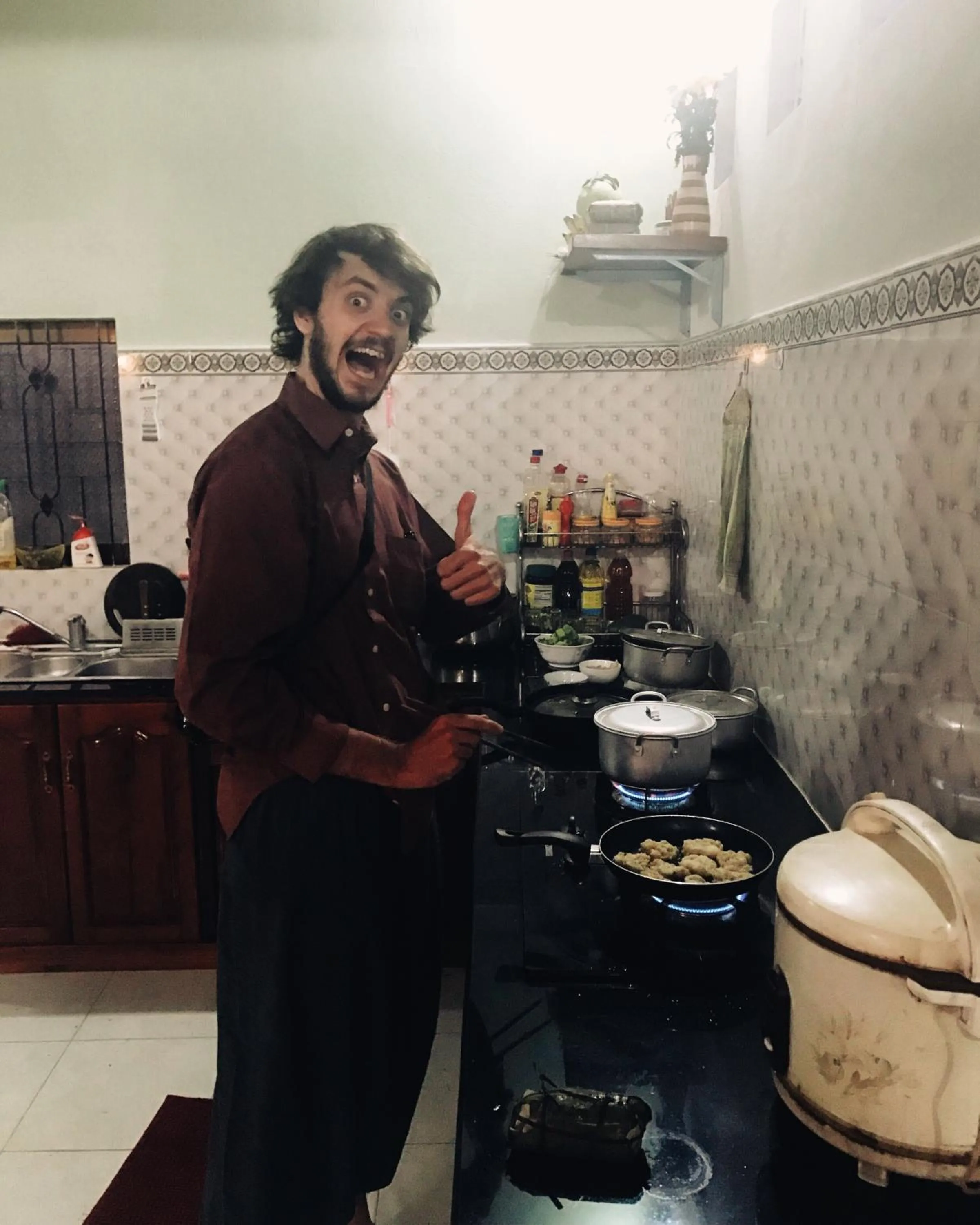 Communal kitchen in Vietnam Phuot Real Home
