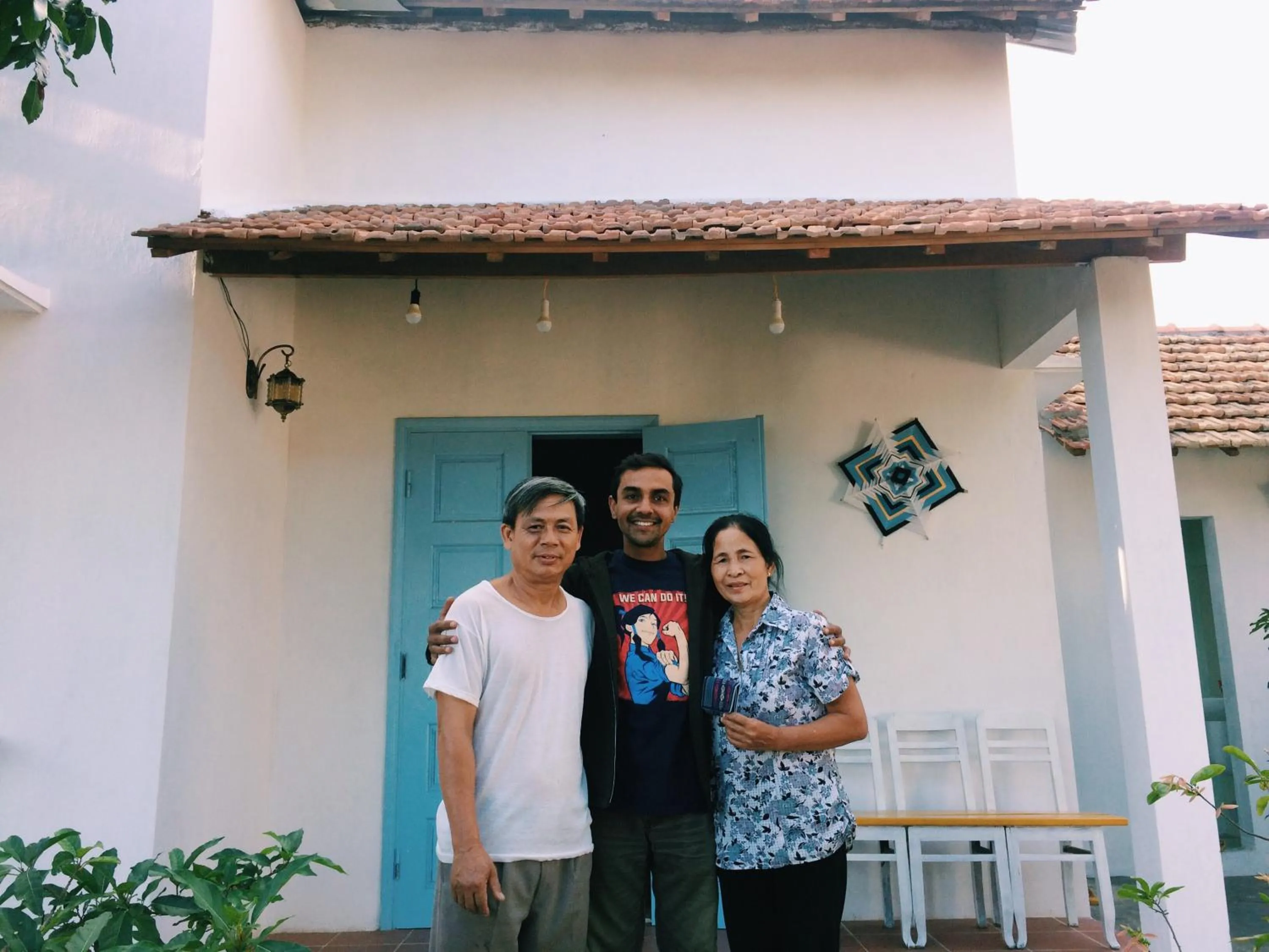 group of guests in Vietnam Phuot Real Home