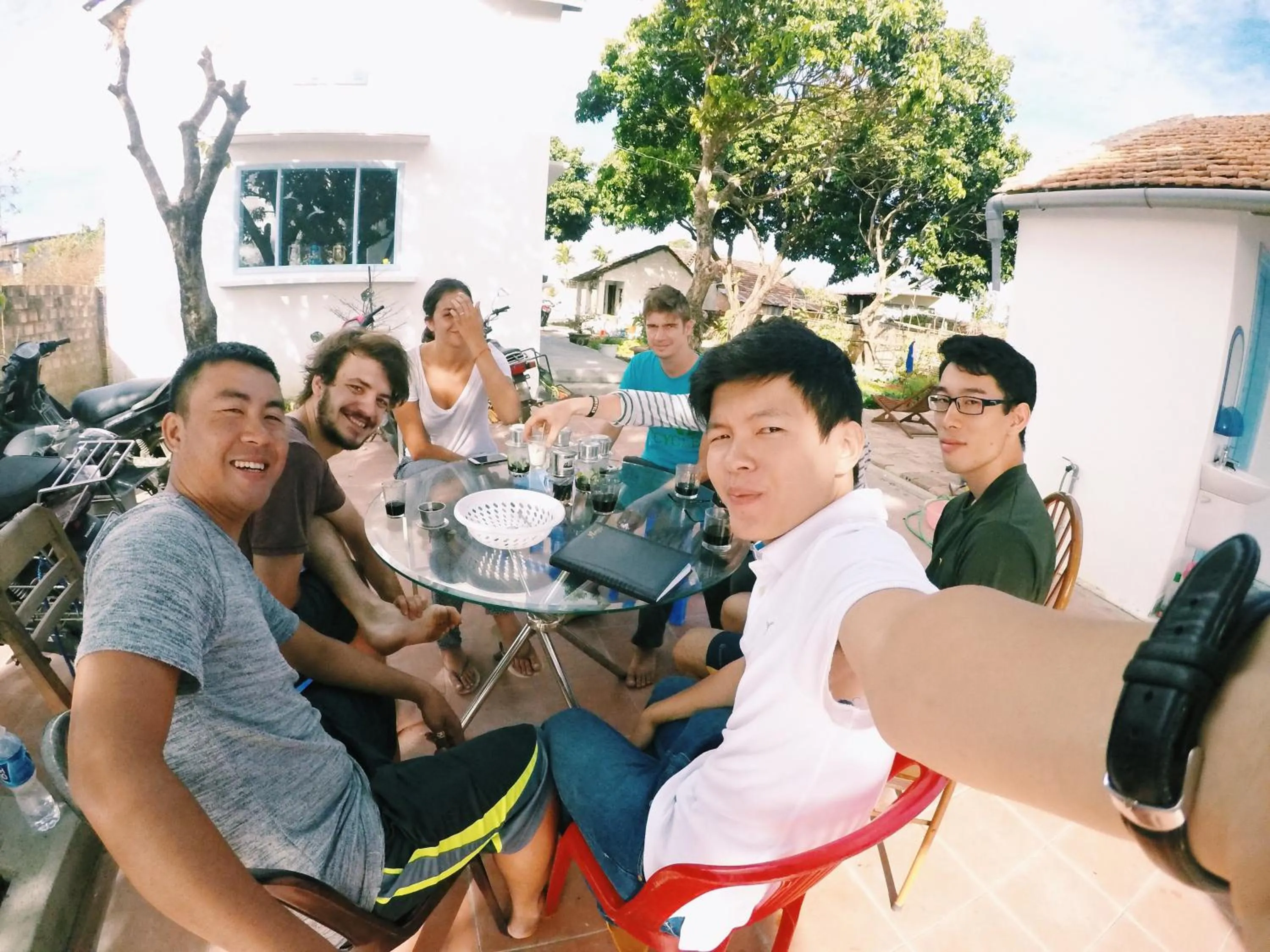 group of guests in Vietnam Phuot Real Home
