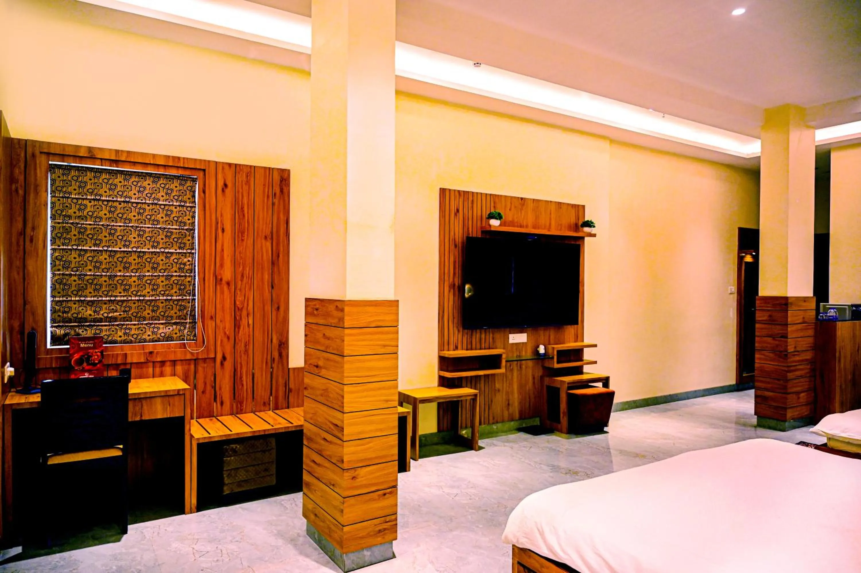 TV and multimedia, Bed in Hotel Cresent - Near Assi Ghat