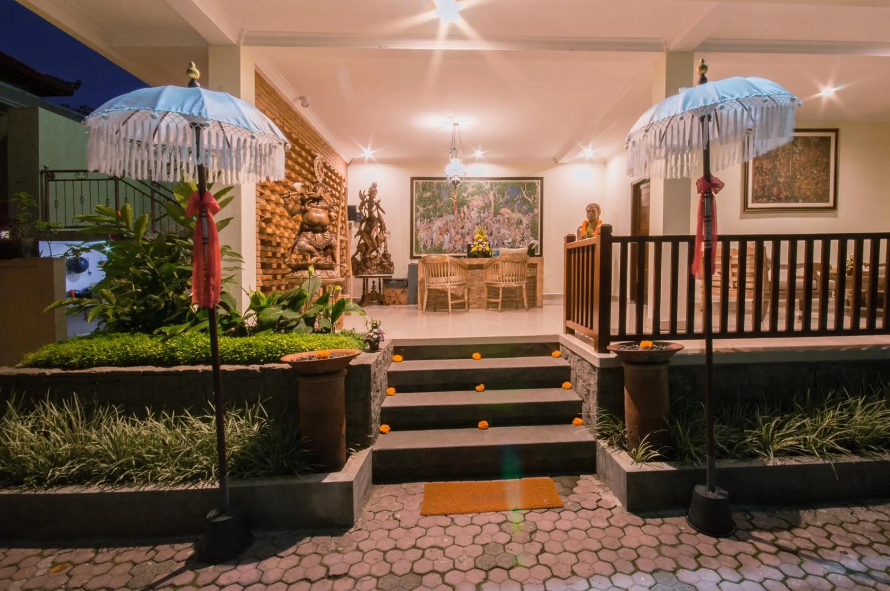 Facade/entrance in Uma Dawa Resort and Spa