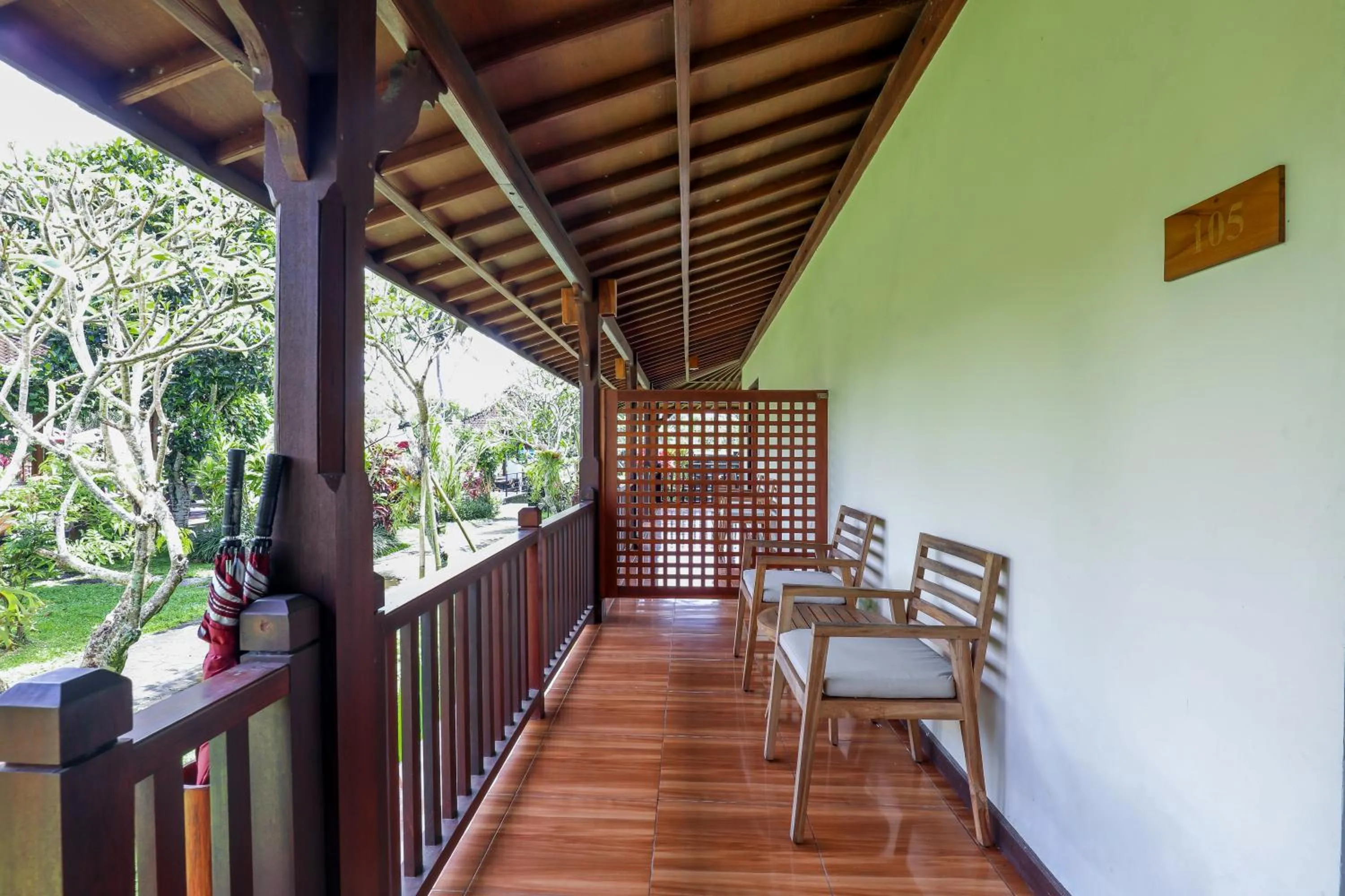 Patio in Uma Dawa Resort and Spa