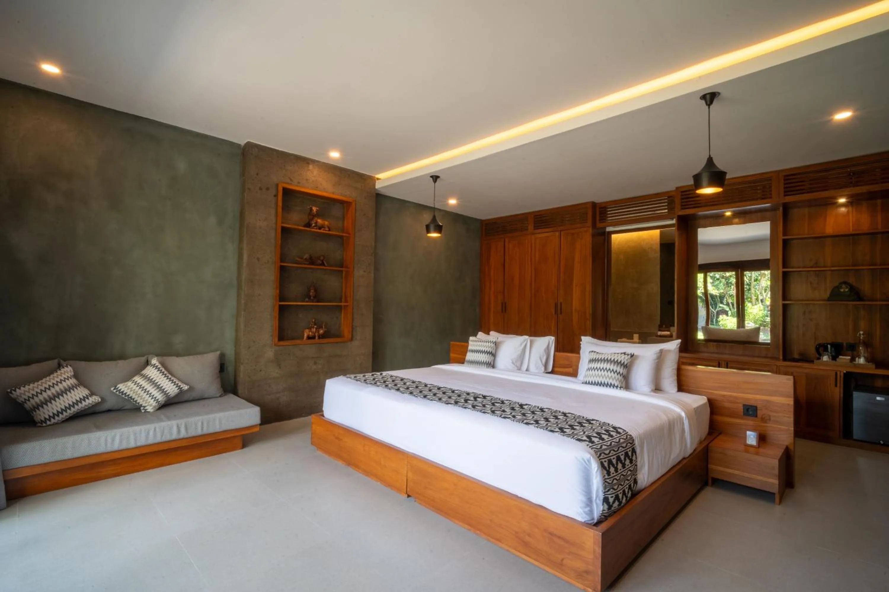 Photo of the whole room, Bed in Uma Dawa Resort and Spa
