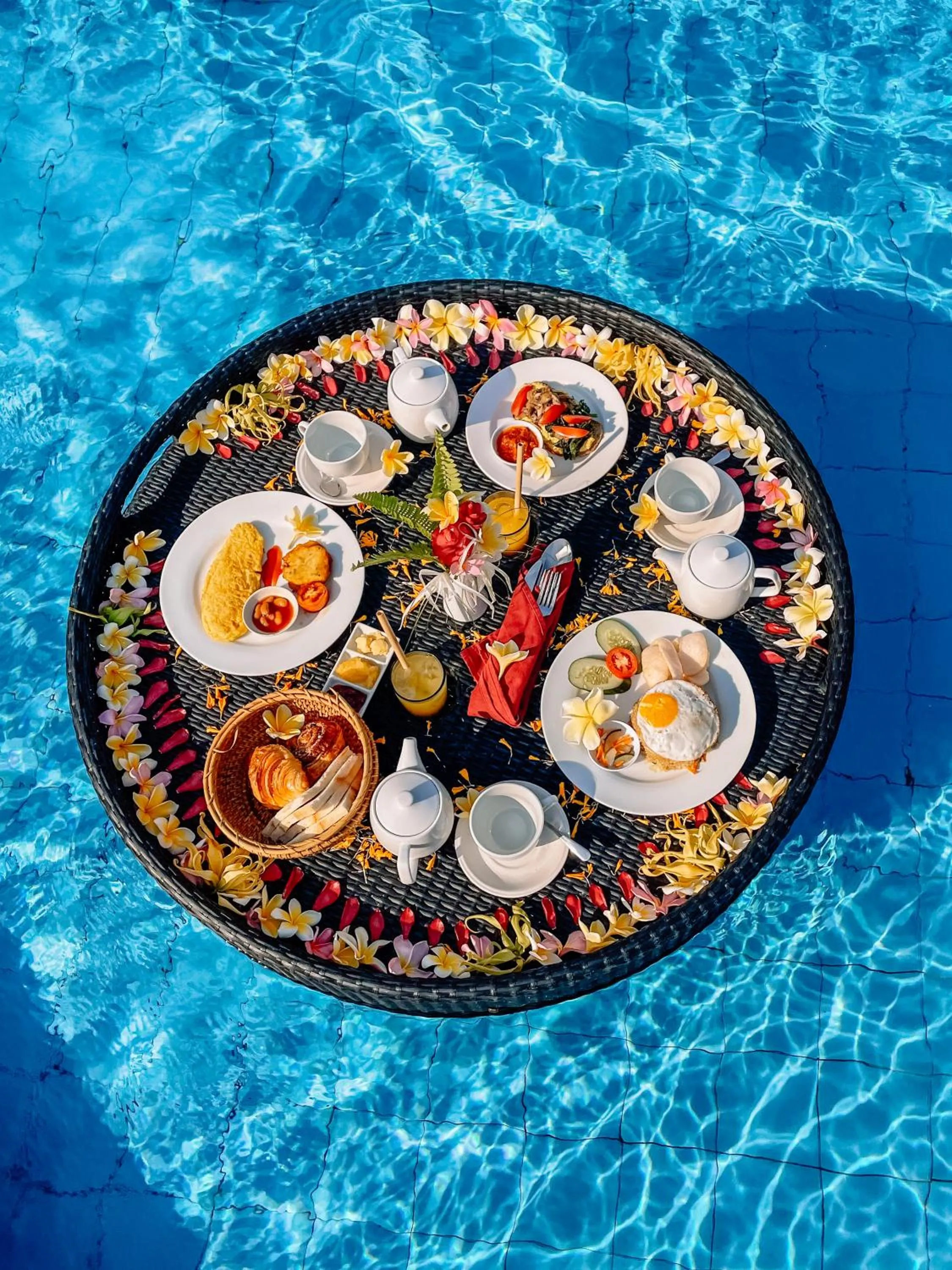 Breakfast in Uma Dawa Resort and Spa