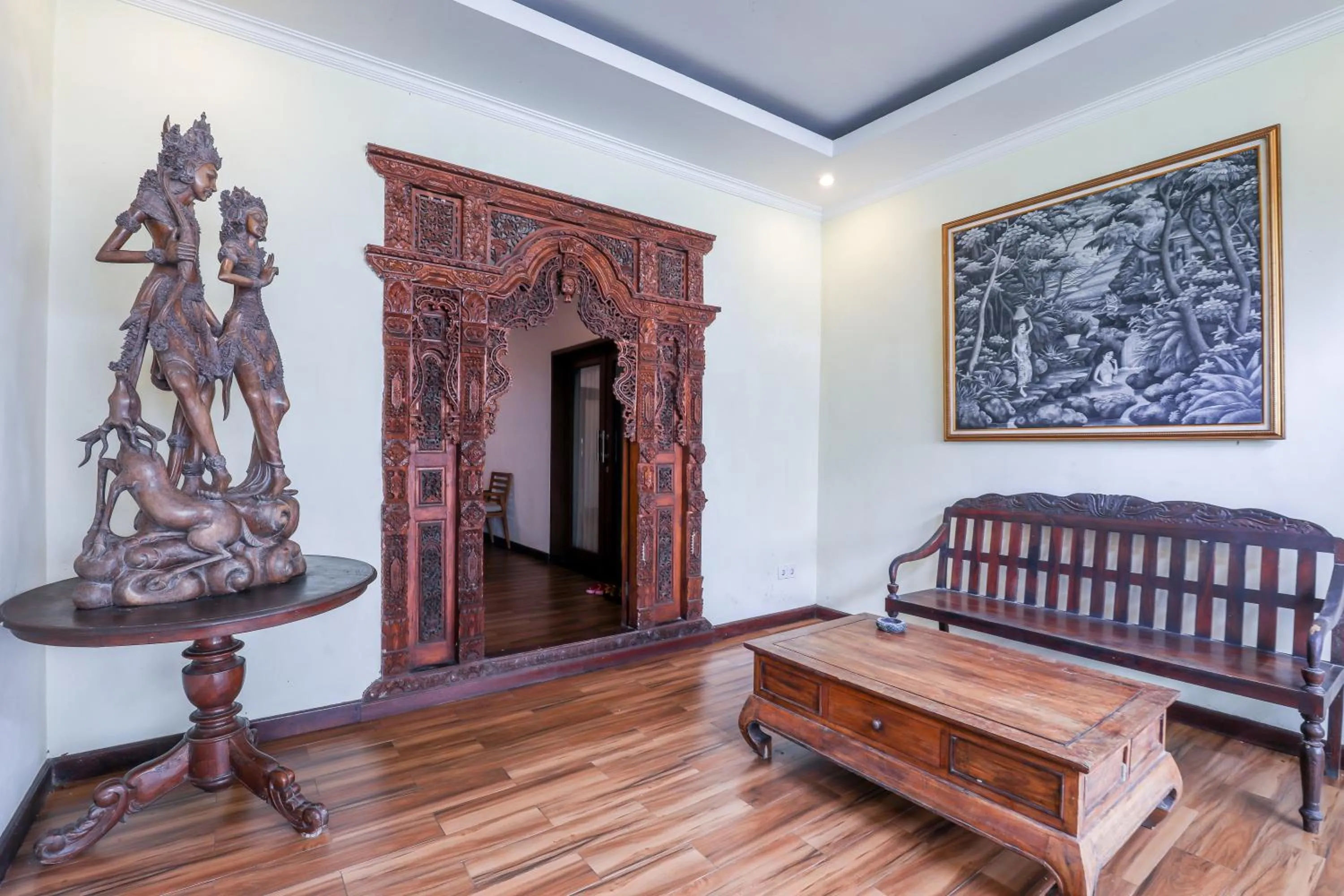 Seating area in Uma Dawa Resort and Spa