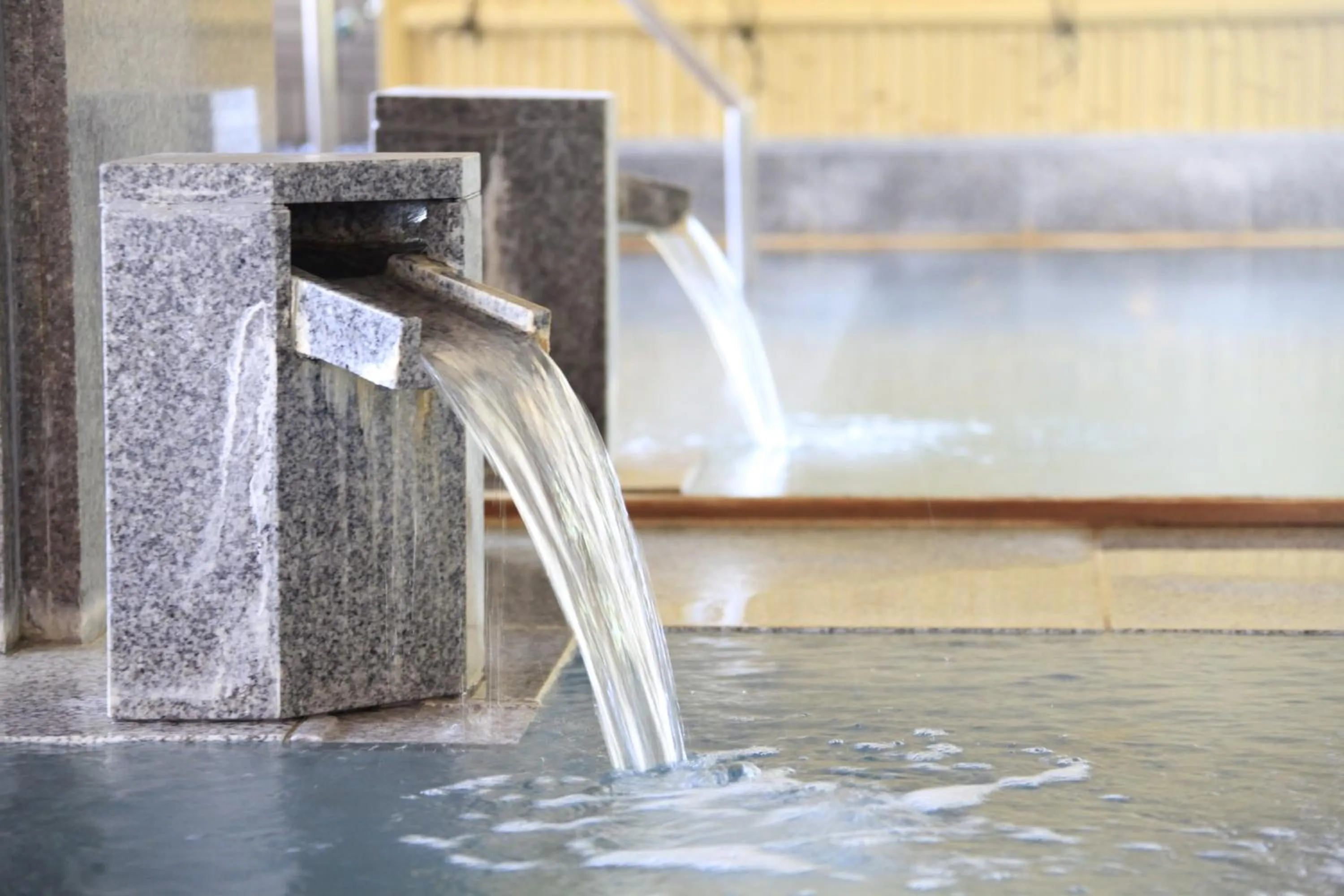 Hot Spring Bath in Heiseikan Shiosaitei
