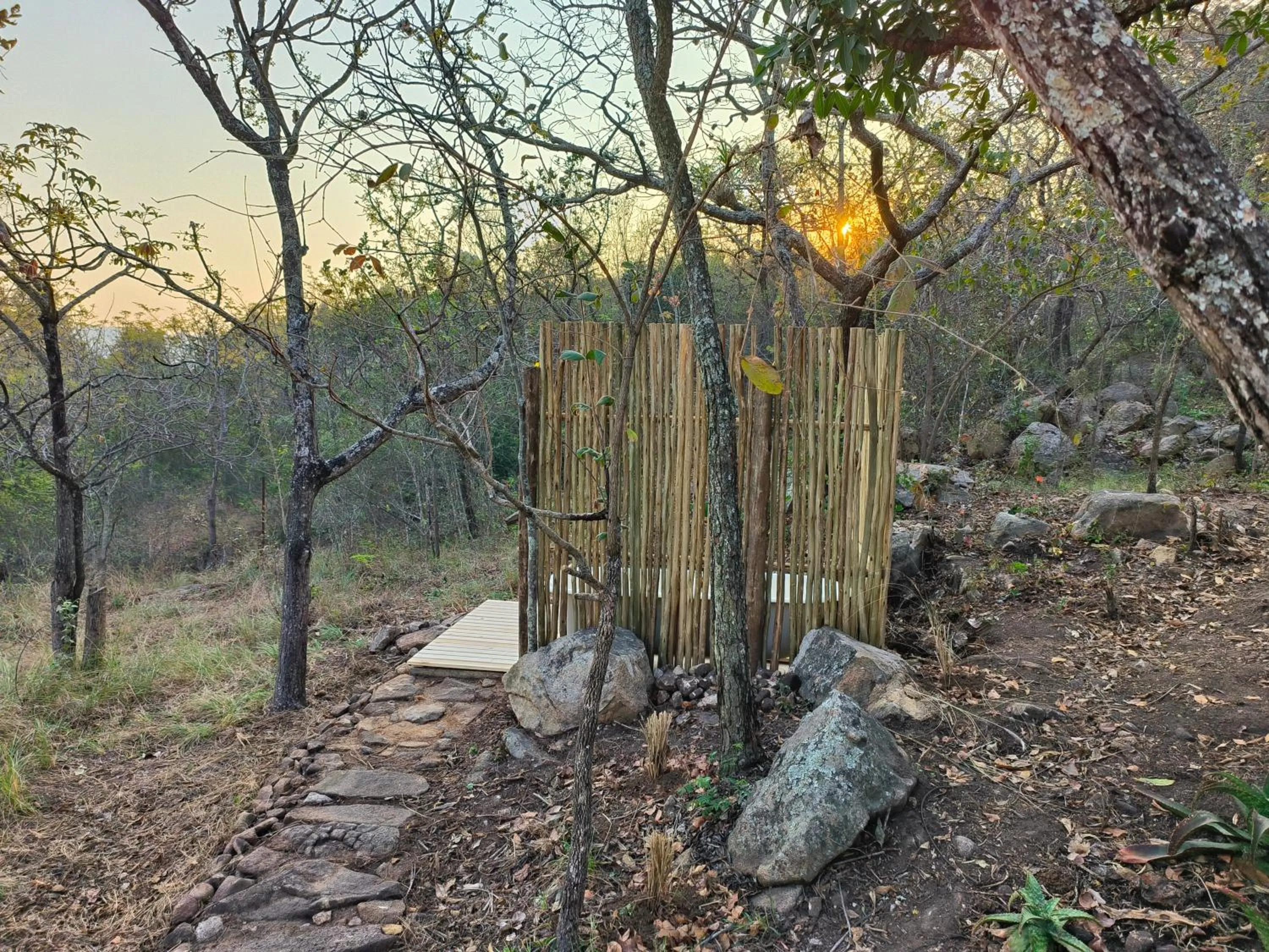 Open Air Bath in Eloff Guest House and Gallery