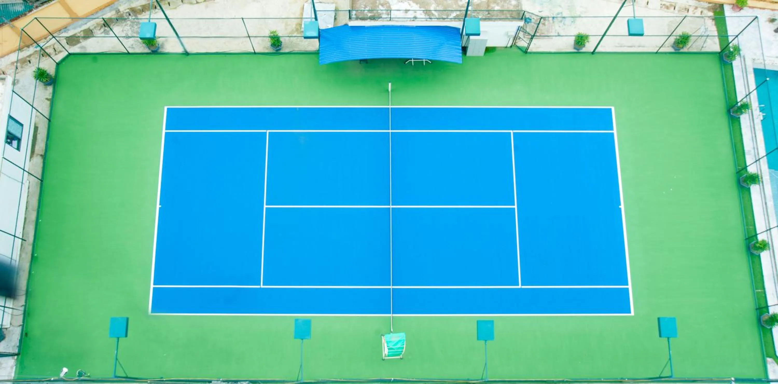 Tennis court in Muong Thanh Grand Tuyen Quang Hotel