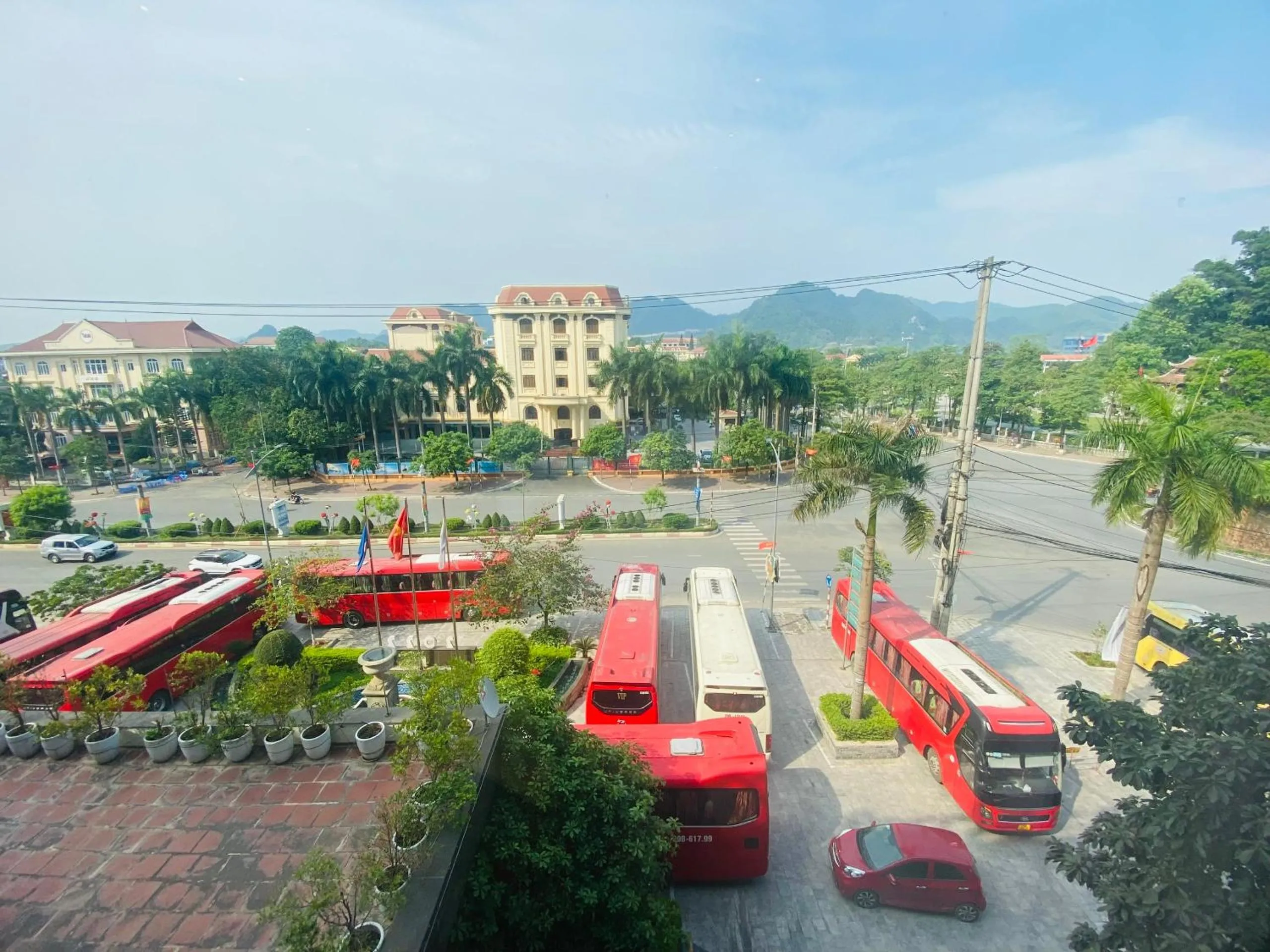 Parking in Muong Thanh Grand Tuyen Quang Hotel