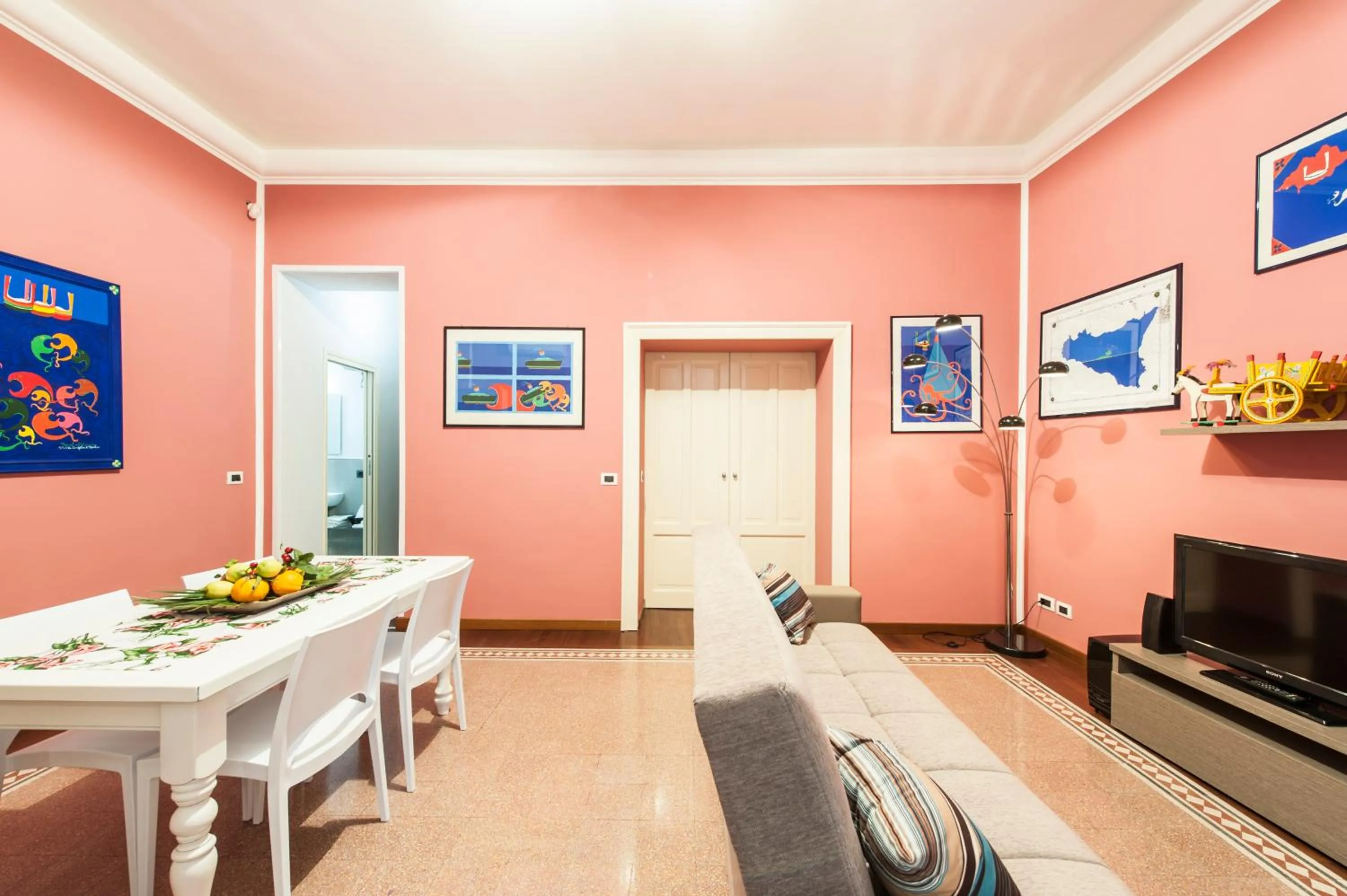 Living room in Rabbad Apartments