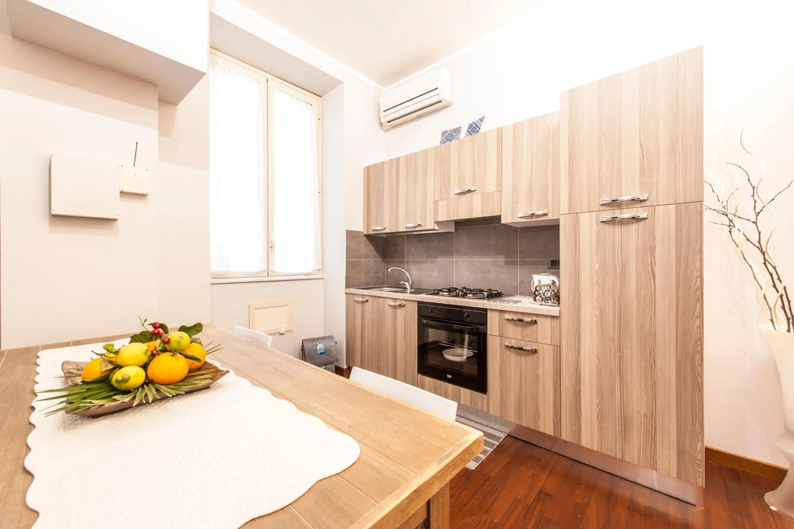 Kitchen or kitchenette in Rabbad Apartments