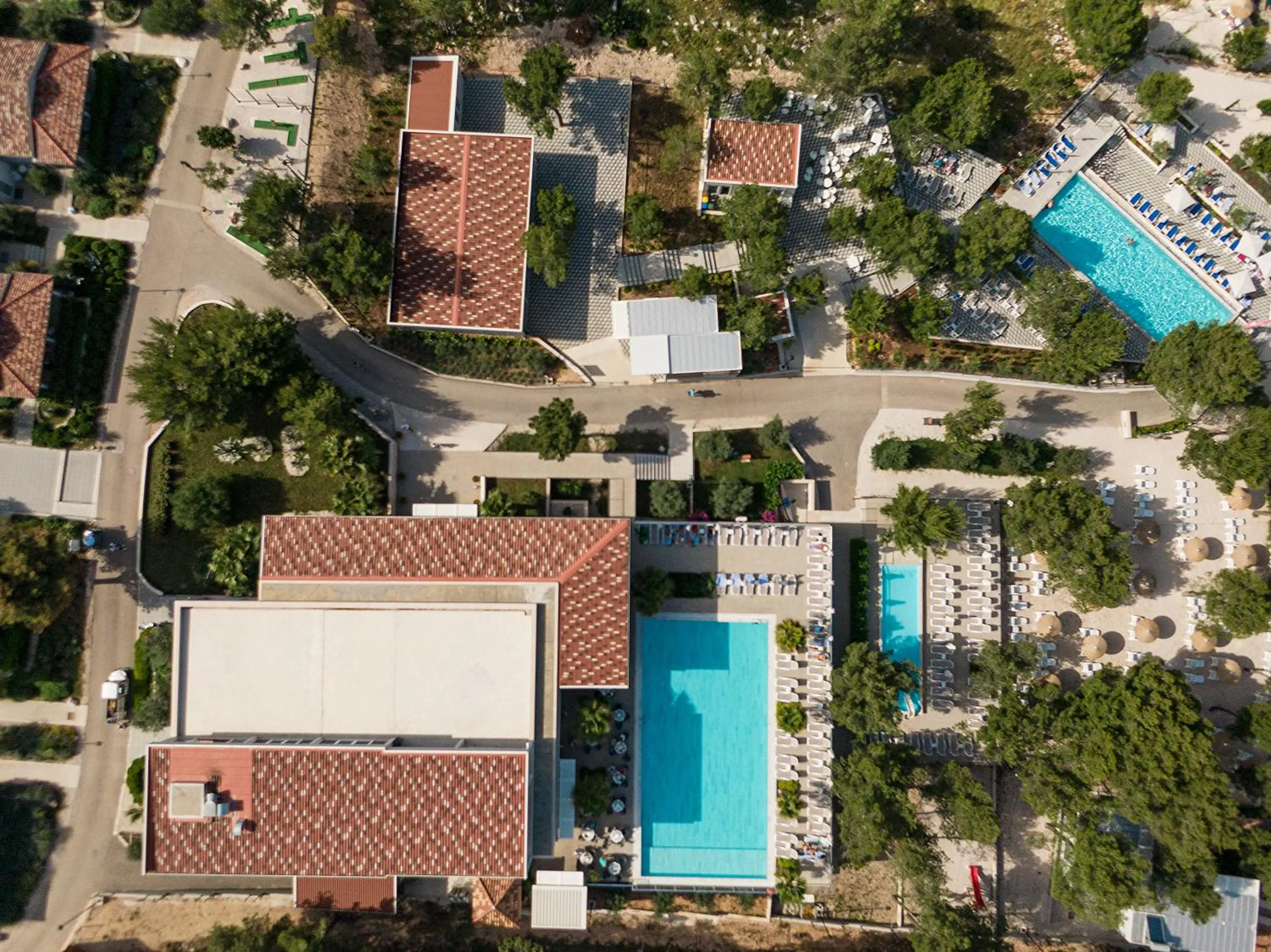 Bird's eye view in Gava Waterman Milna Resort – All Inclusive