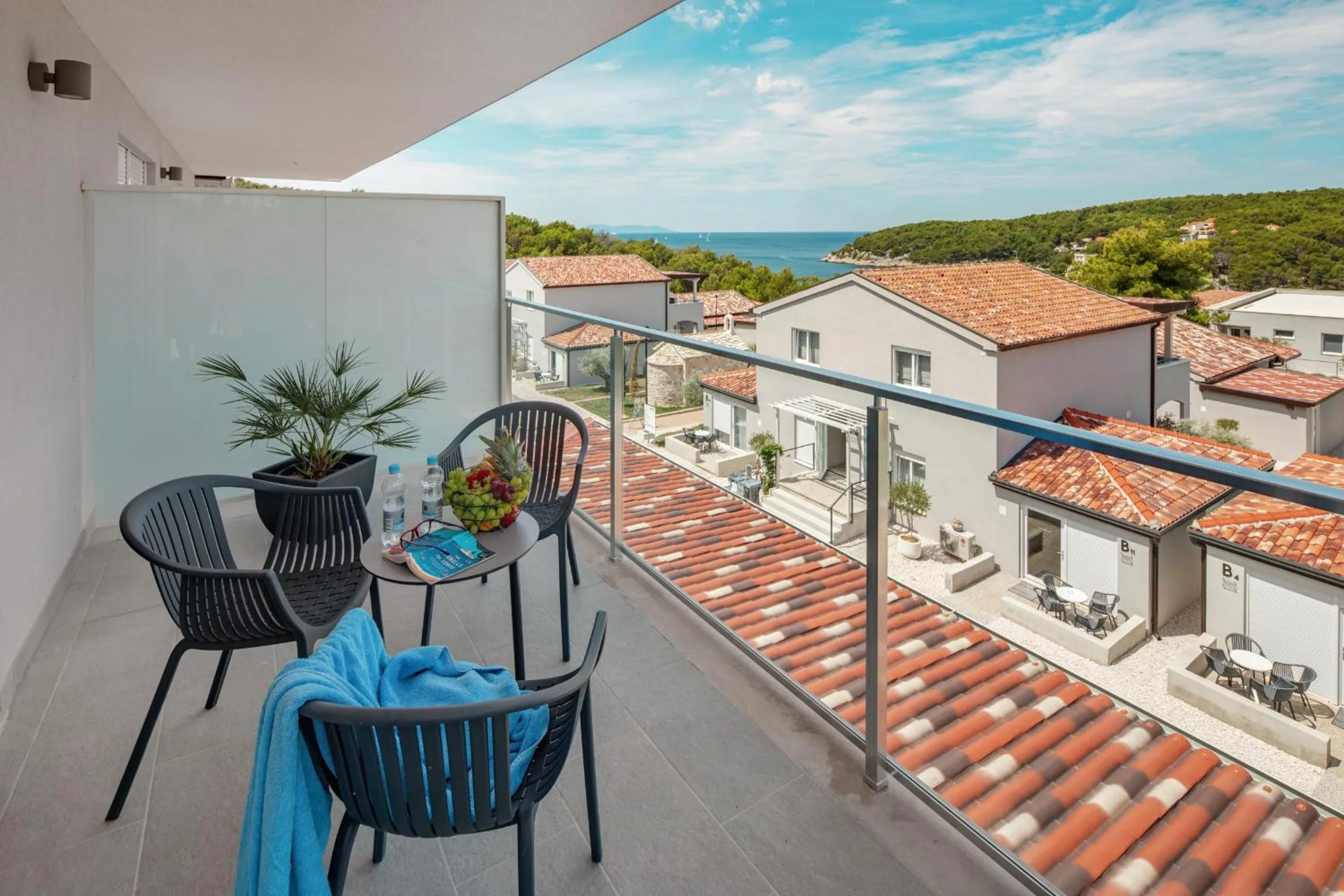 Balcony/Terrace in Gava Waterman Milna Resort – All Inclusive