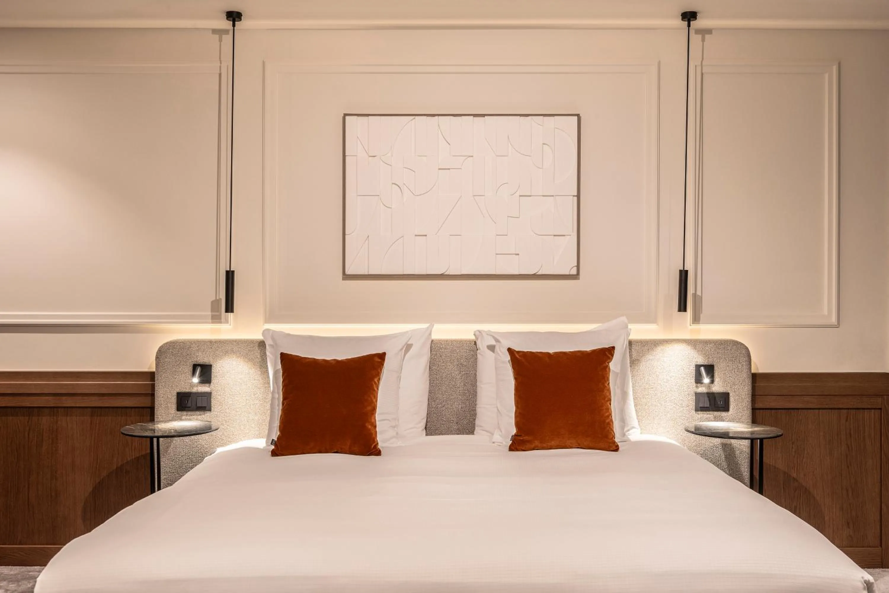 Bed in Dukes' Palace Brugge - by Dukes' Hotel Collection