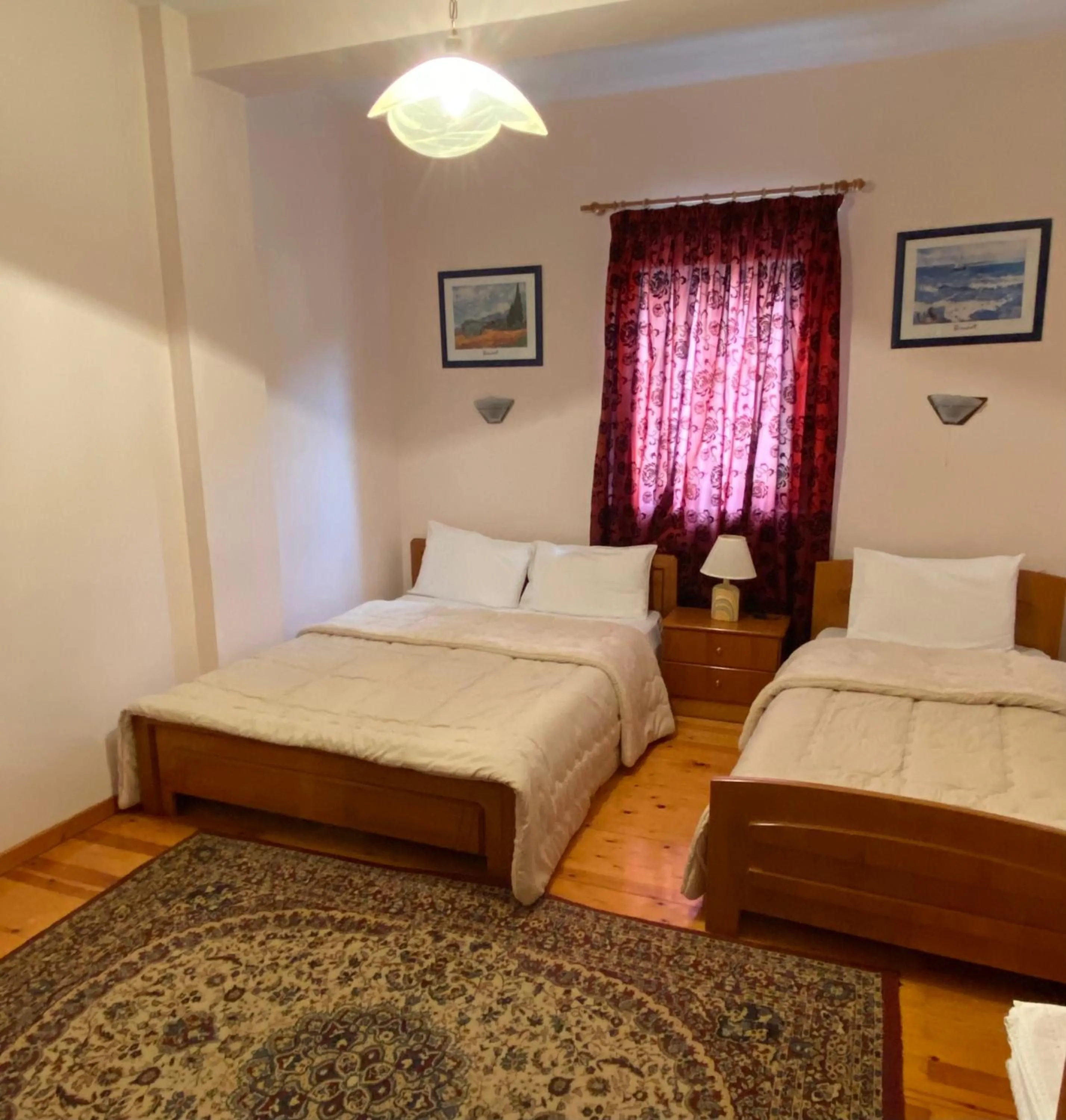 Bed in Eleni's Guesthouse
