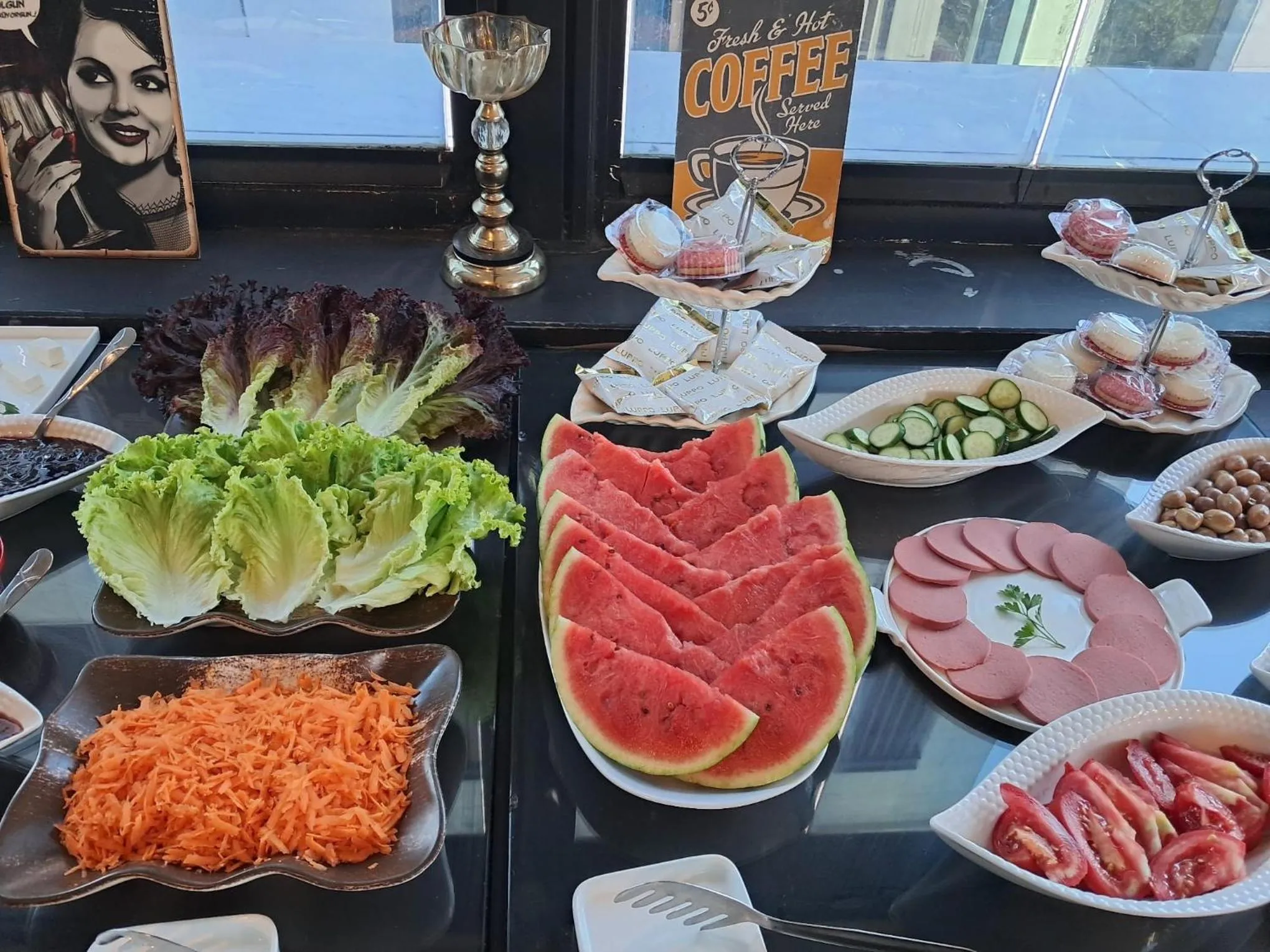 Buffet breakfast in Napolyon hotel