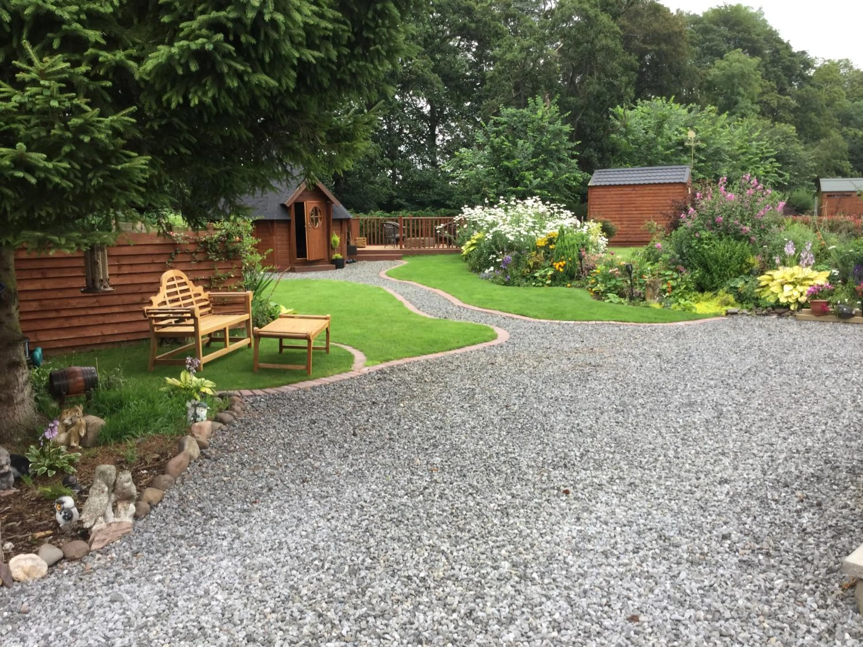 Garden in Rannoch Lodge