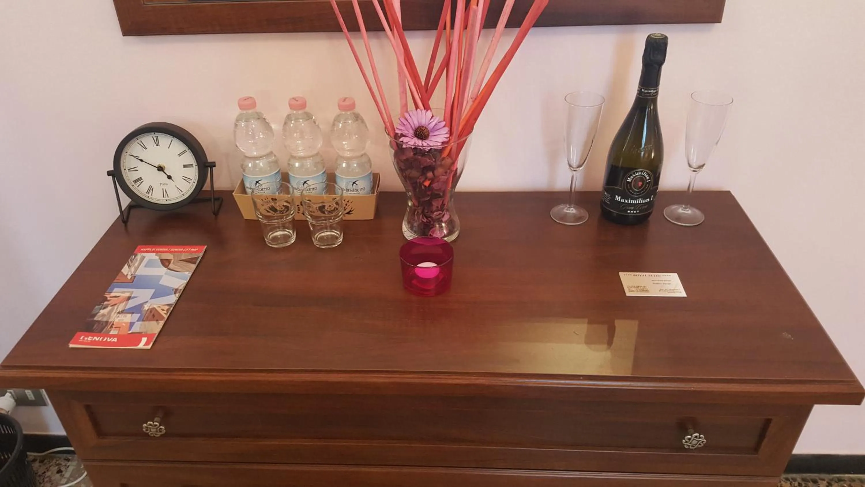 Decorative detail in Royal Suite