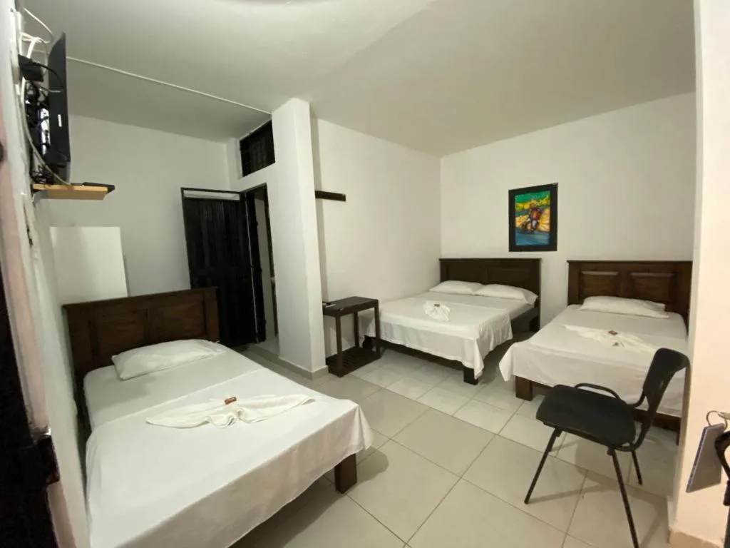 Bed in Aparta Hotel El Cacique Upar