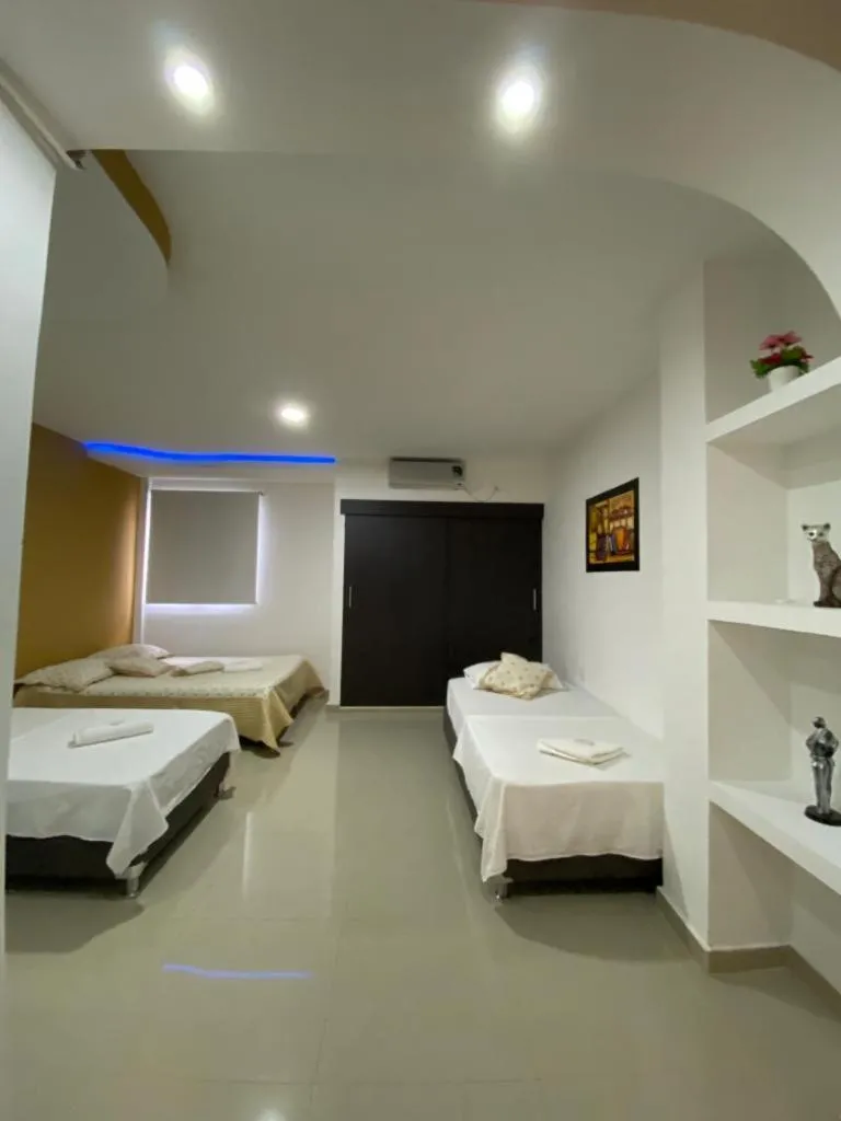 Bed in Aparta Hotel El Cacique Upar