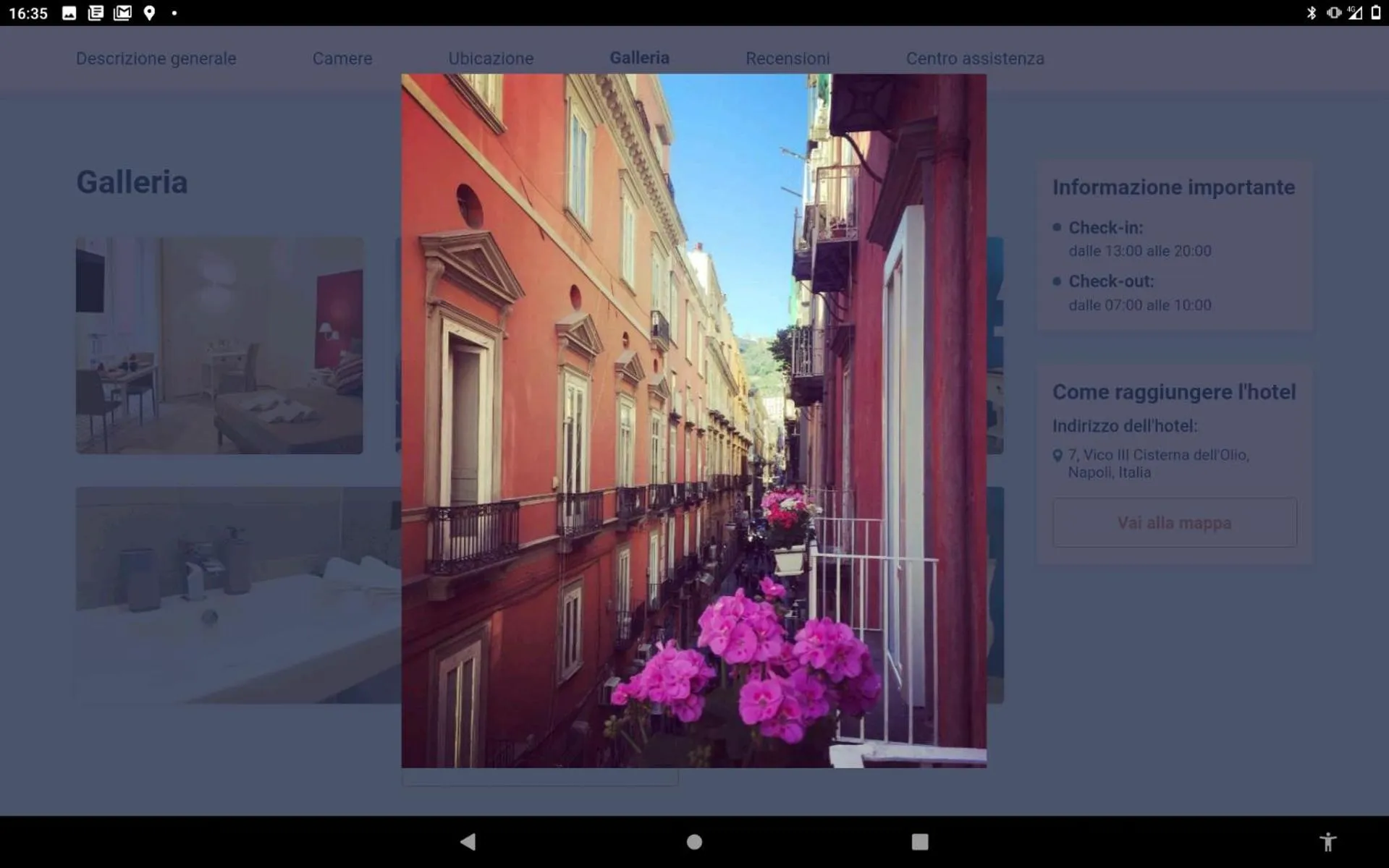 Balcony/Terrace in B&B Il Balconcino a Santa Chiara