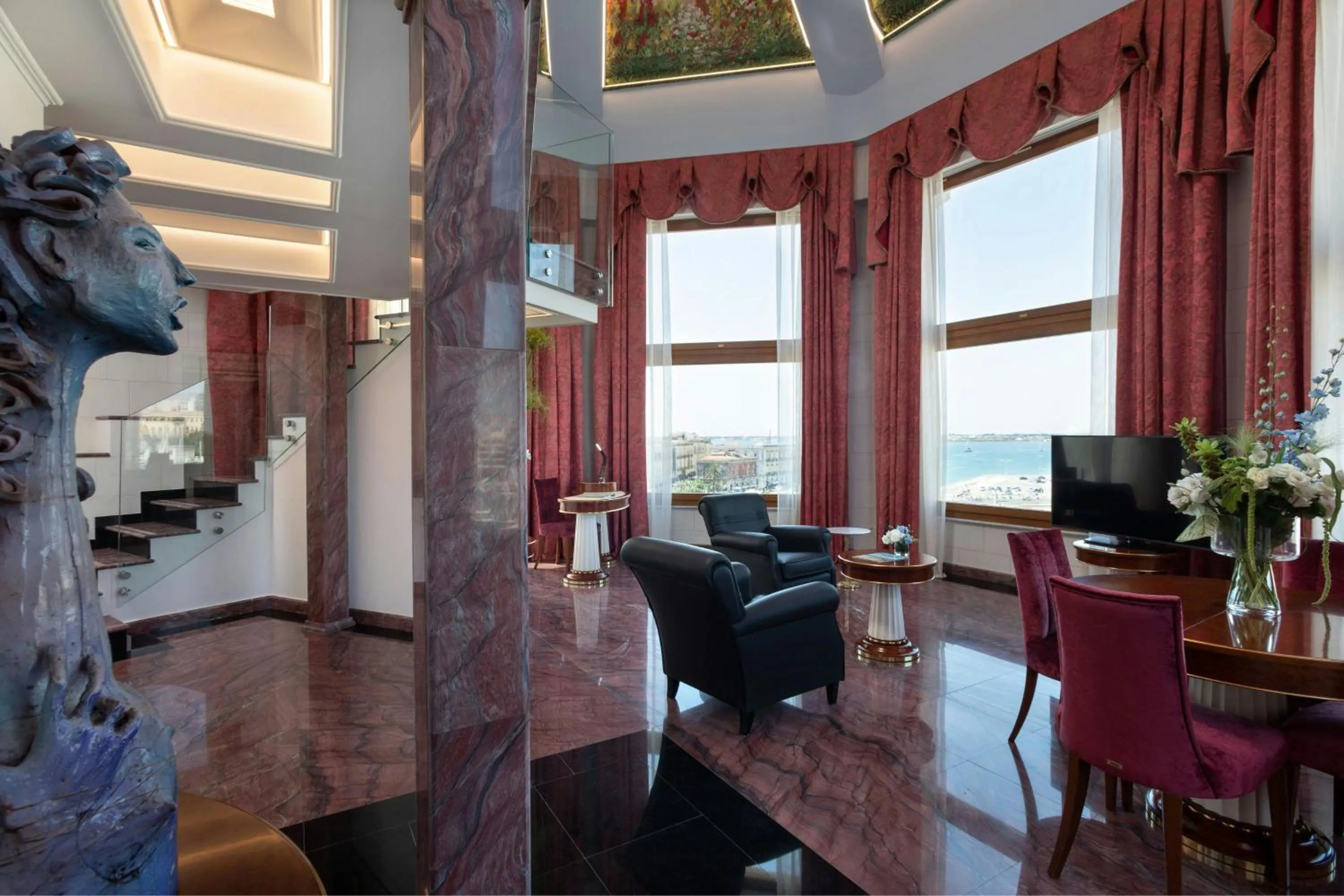 Lounge or bar in Ortea Palace Hotel, Sicily, Autograph Collection