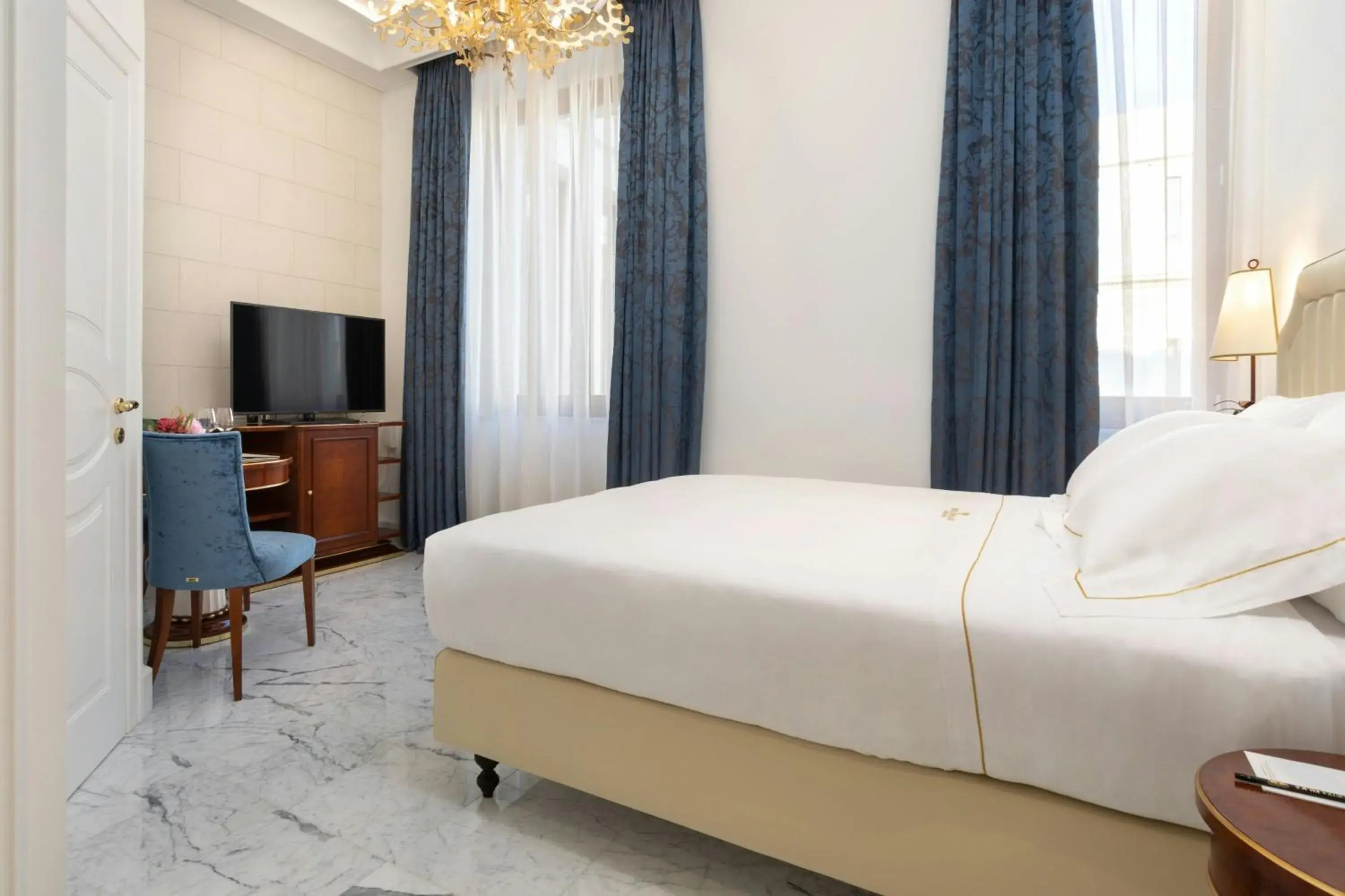 Bedroom, Bed in Ortea Palace Hotel, Sicily, Autograph Collection Bedroom, Bed in Ortea Palace Hotel, Sicily, Autograph Collection