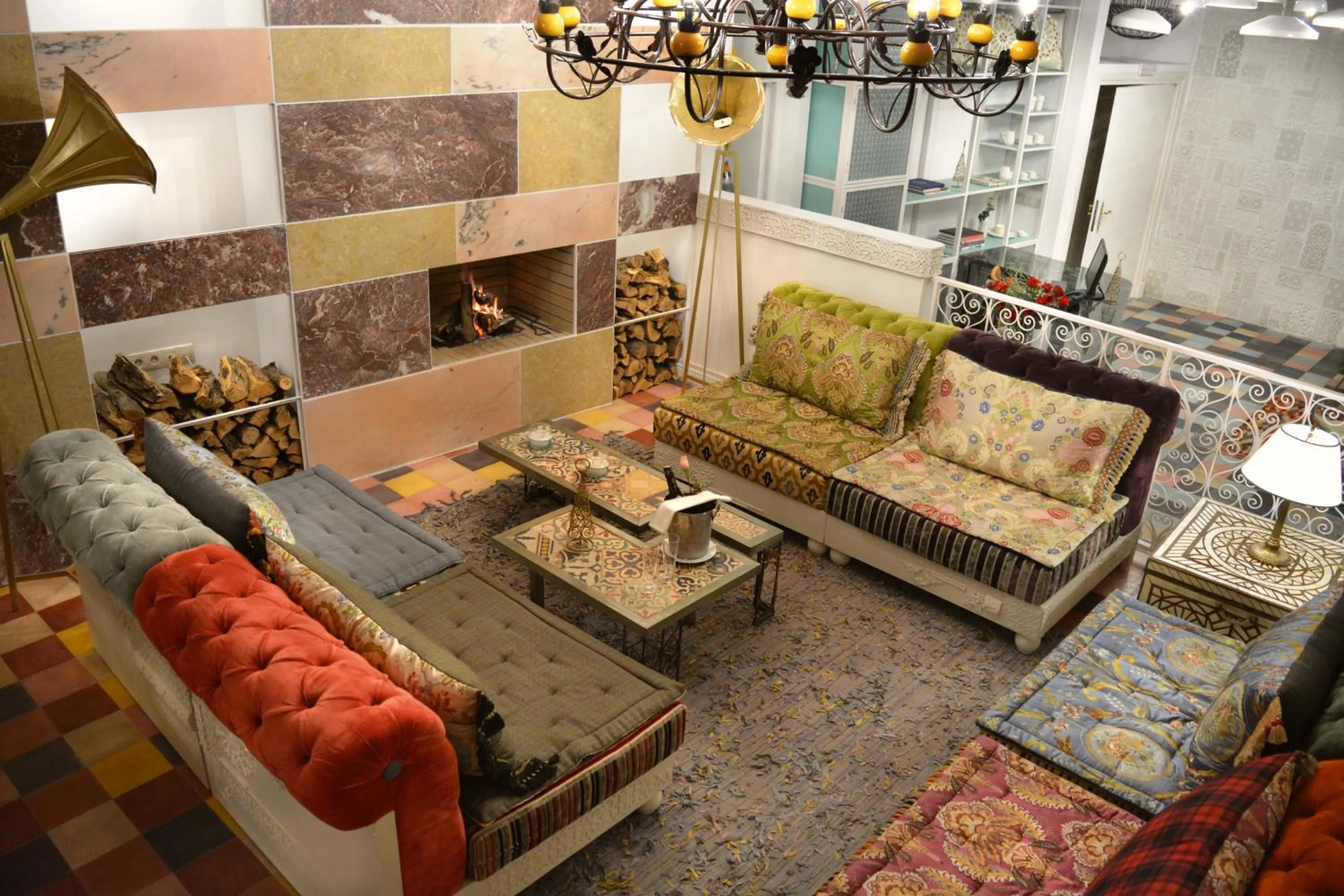 Lounge or bar in Riad Karmela Princesse