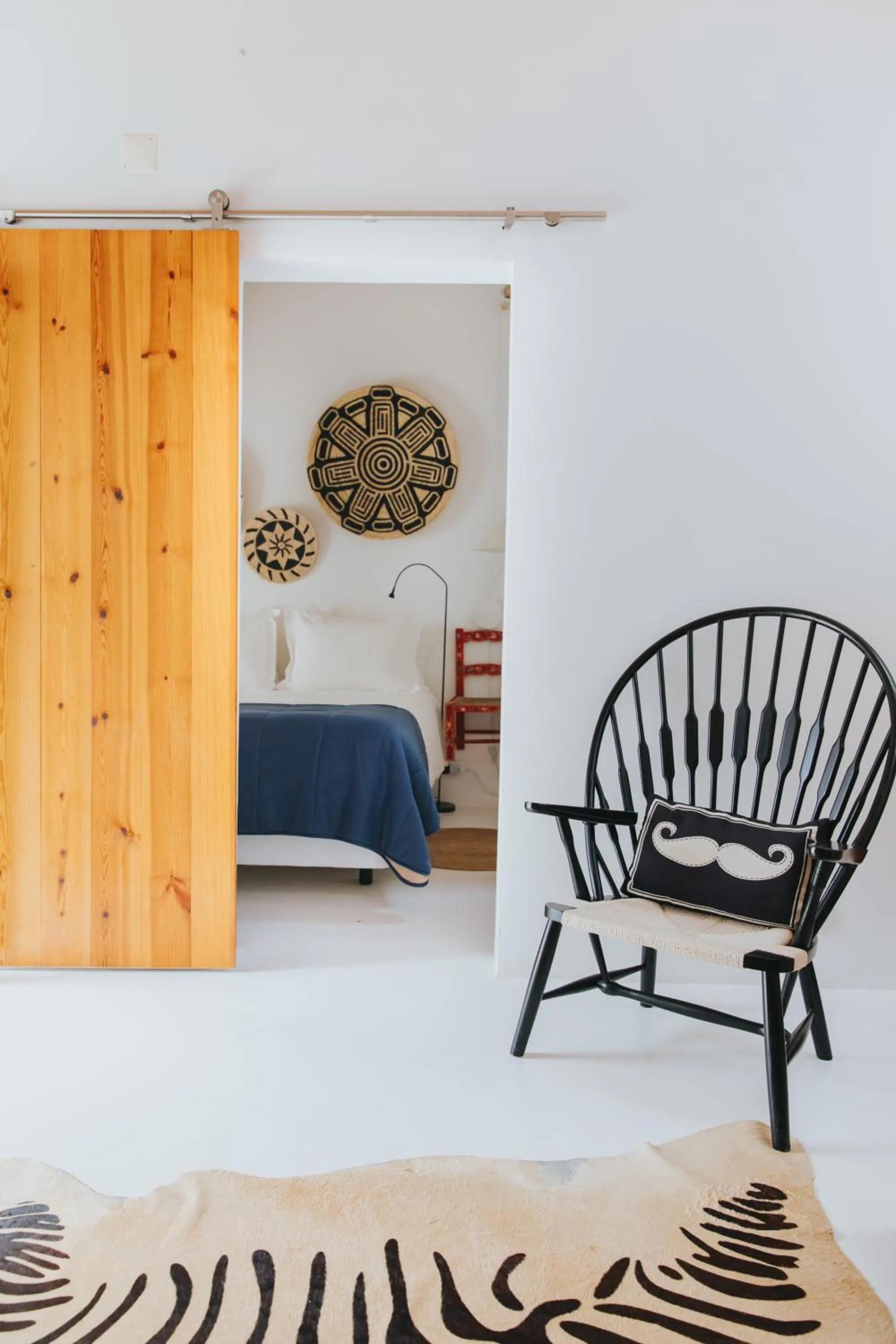 Living room, Bed in Senhora do Cabo Meco Homy Holidays