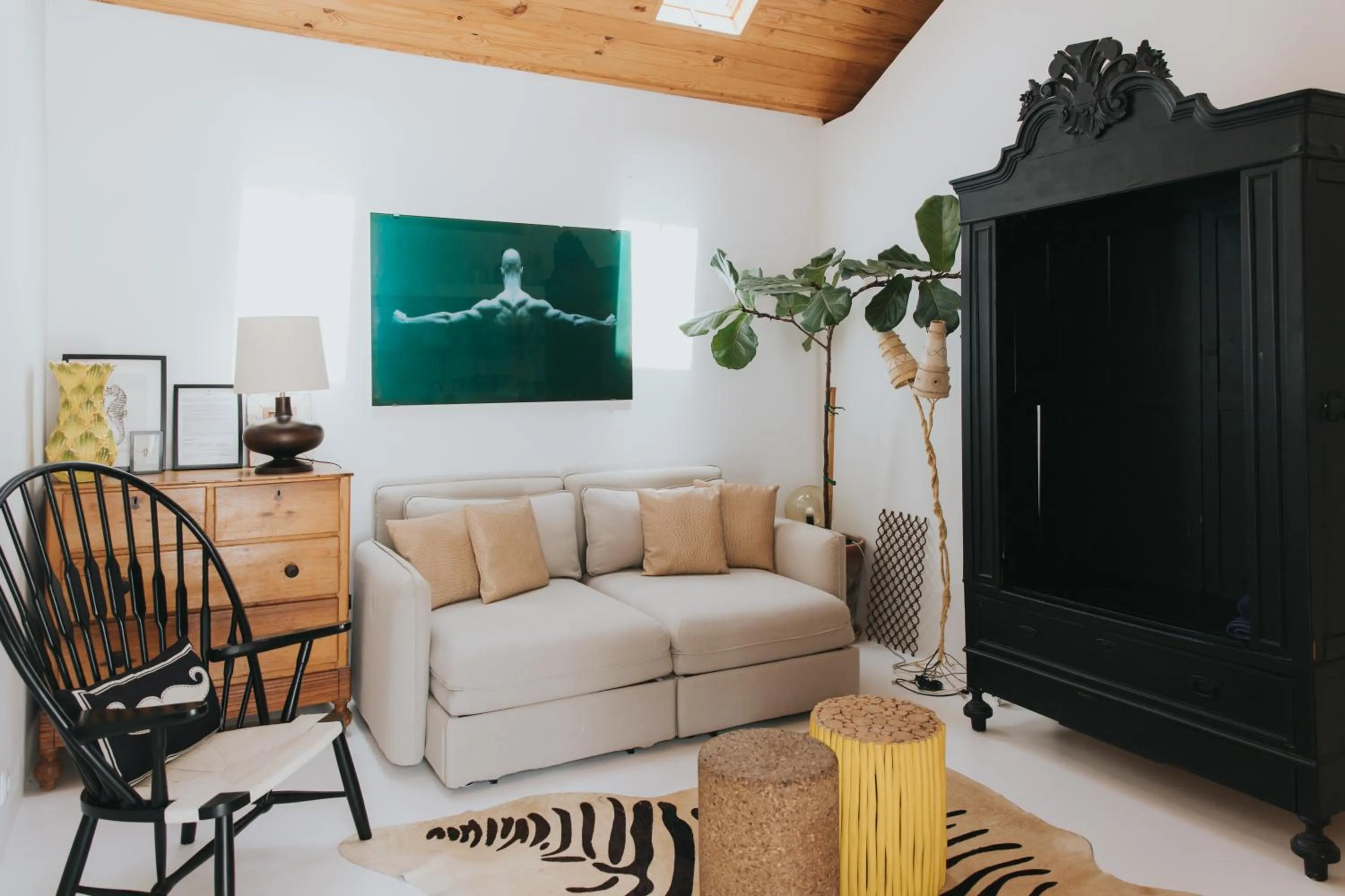 Living room in Senhora do Cabo Meco Homy Holidays