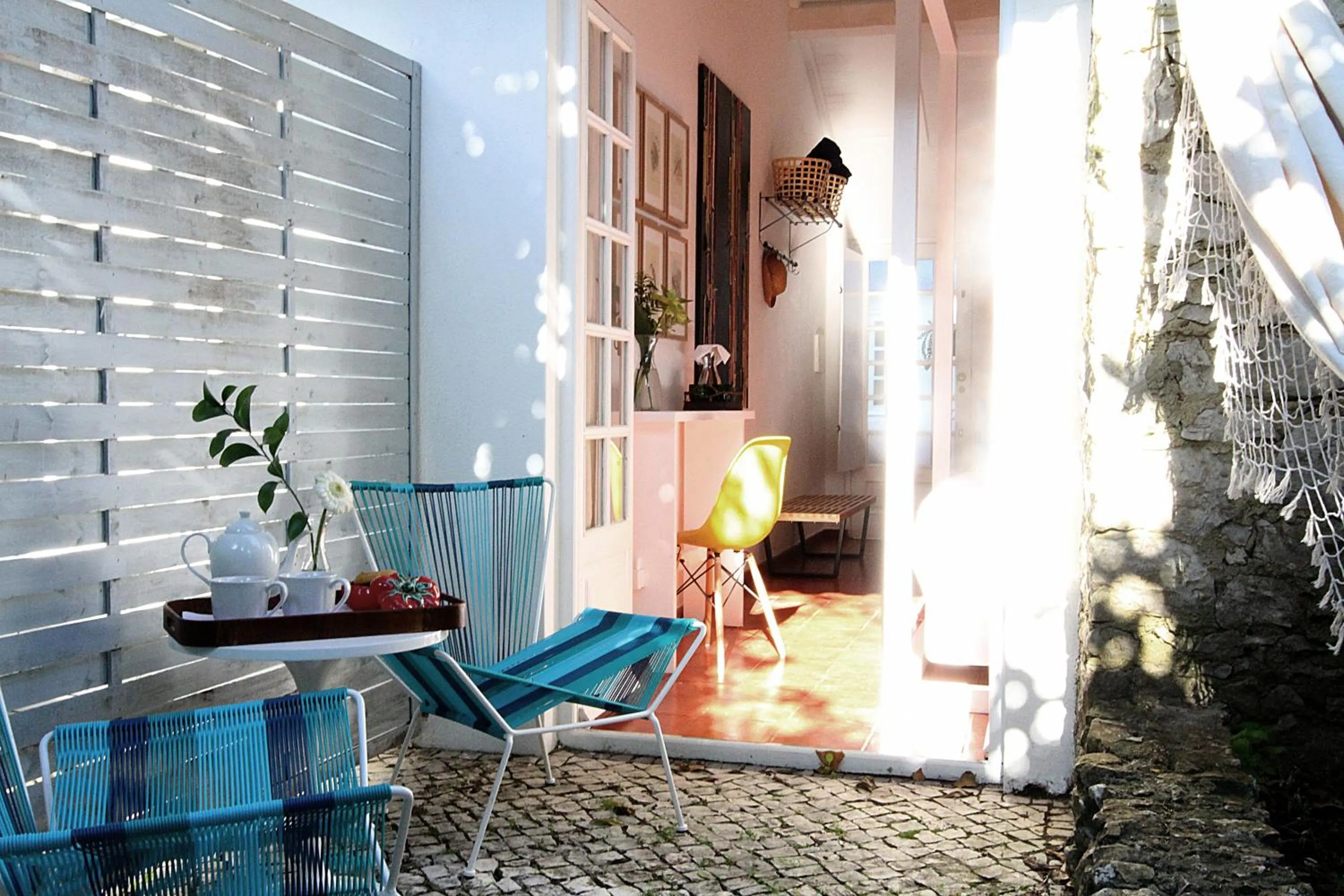 Patio in Senhora do Cabo Meco Homy Holidays