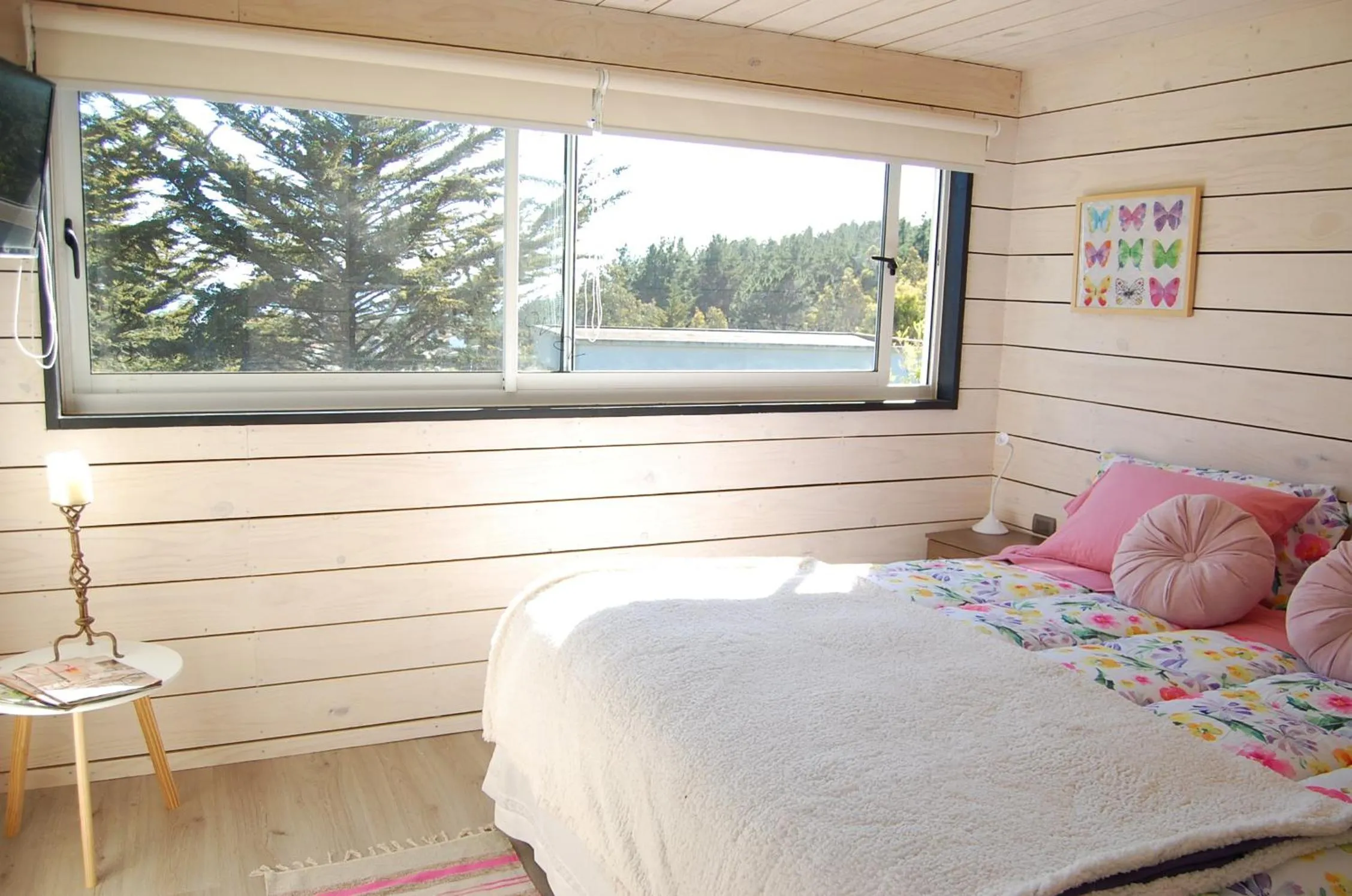 Bed in Cabaña del Bosque