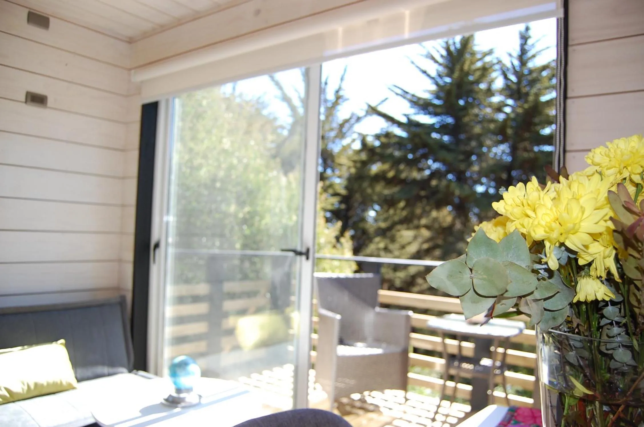 Balcony/Terrace in Cabaña del Bosque