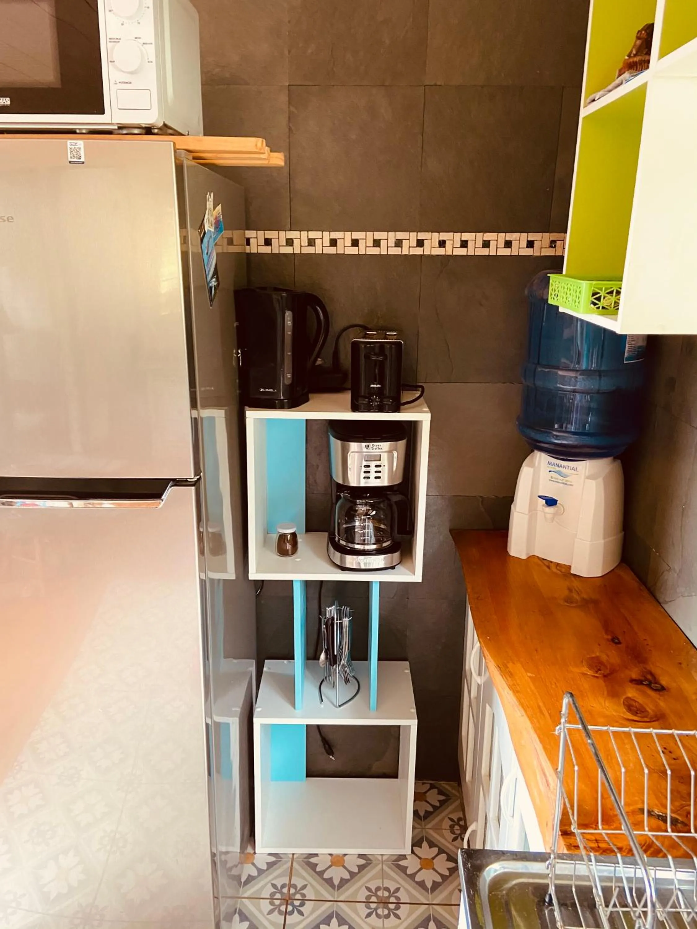 Coffee/tea facilities in Cabaña del Bosque