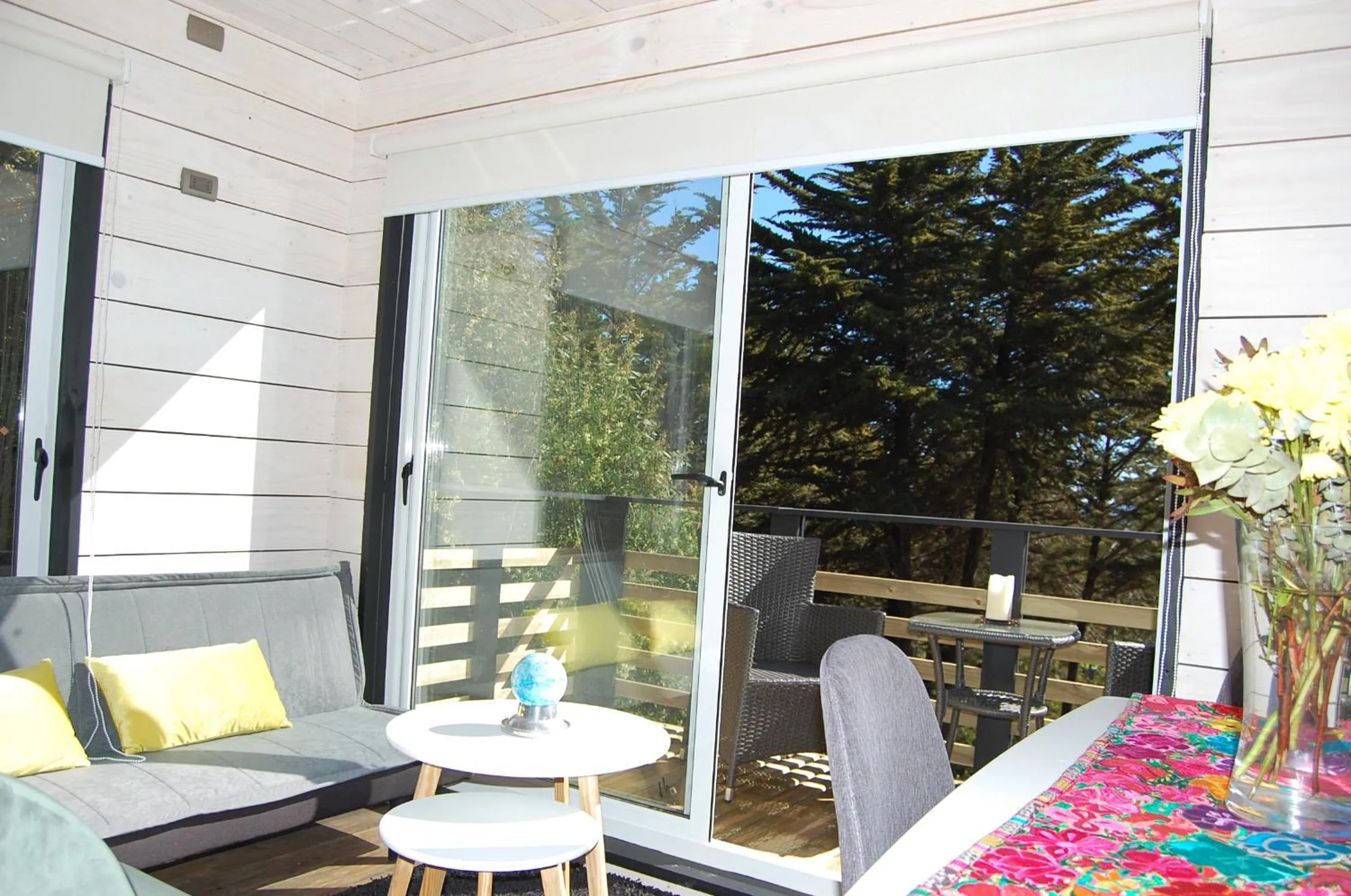 Balcony/Terrace in Cabaña del Bosque