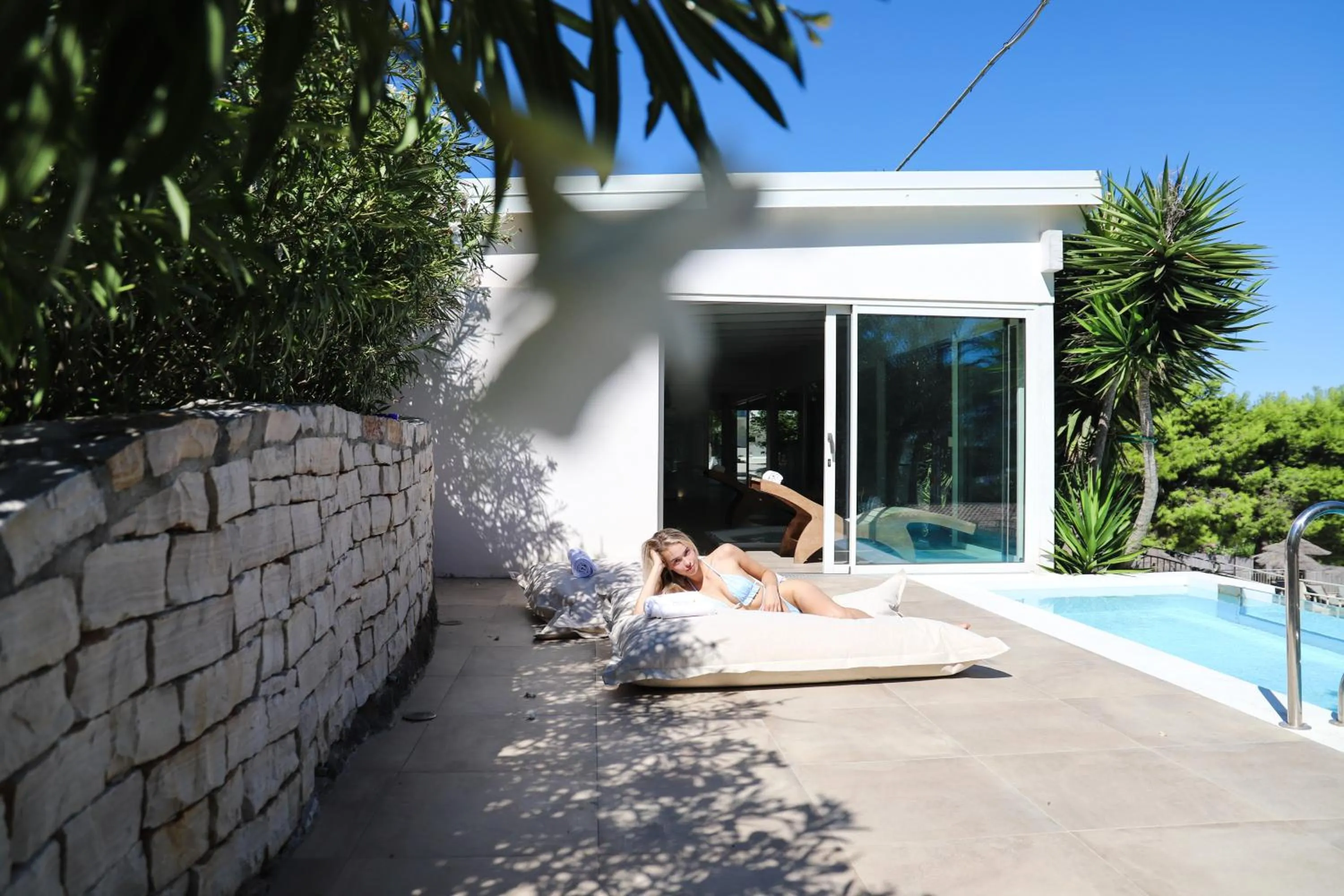 Swimming pool in Viestemare Resort & SPA