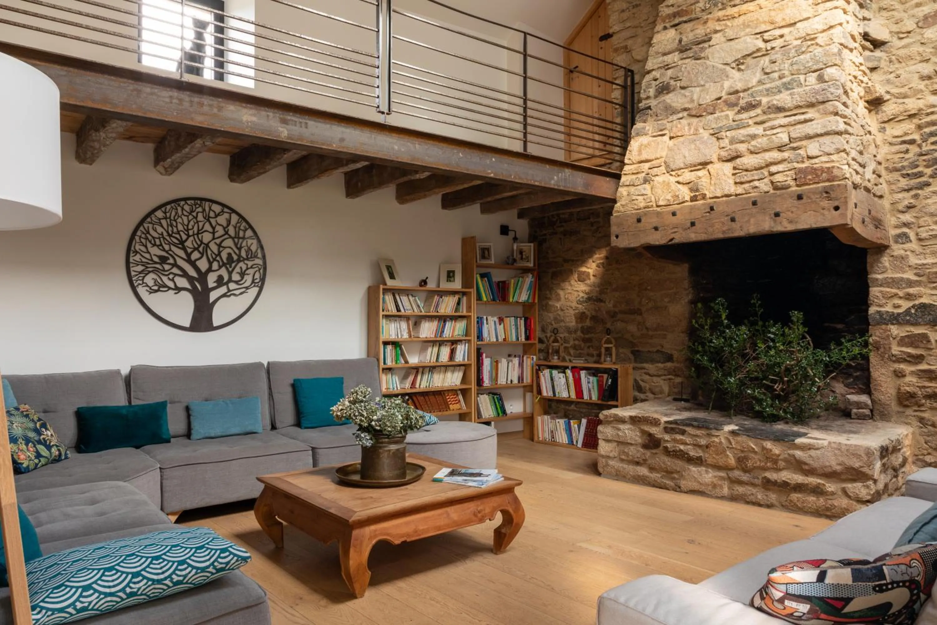 Library in Domaine du Kelenn, Maison d'hôtes de charme avec piscine
