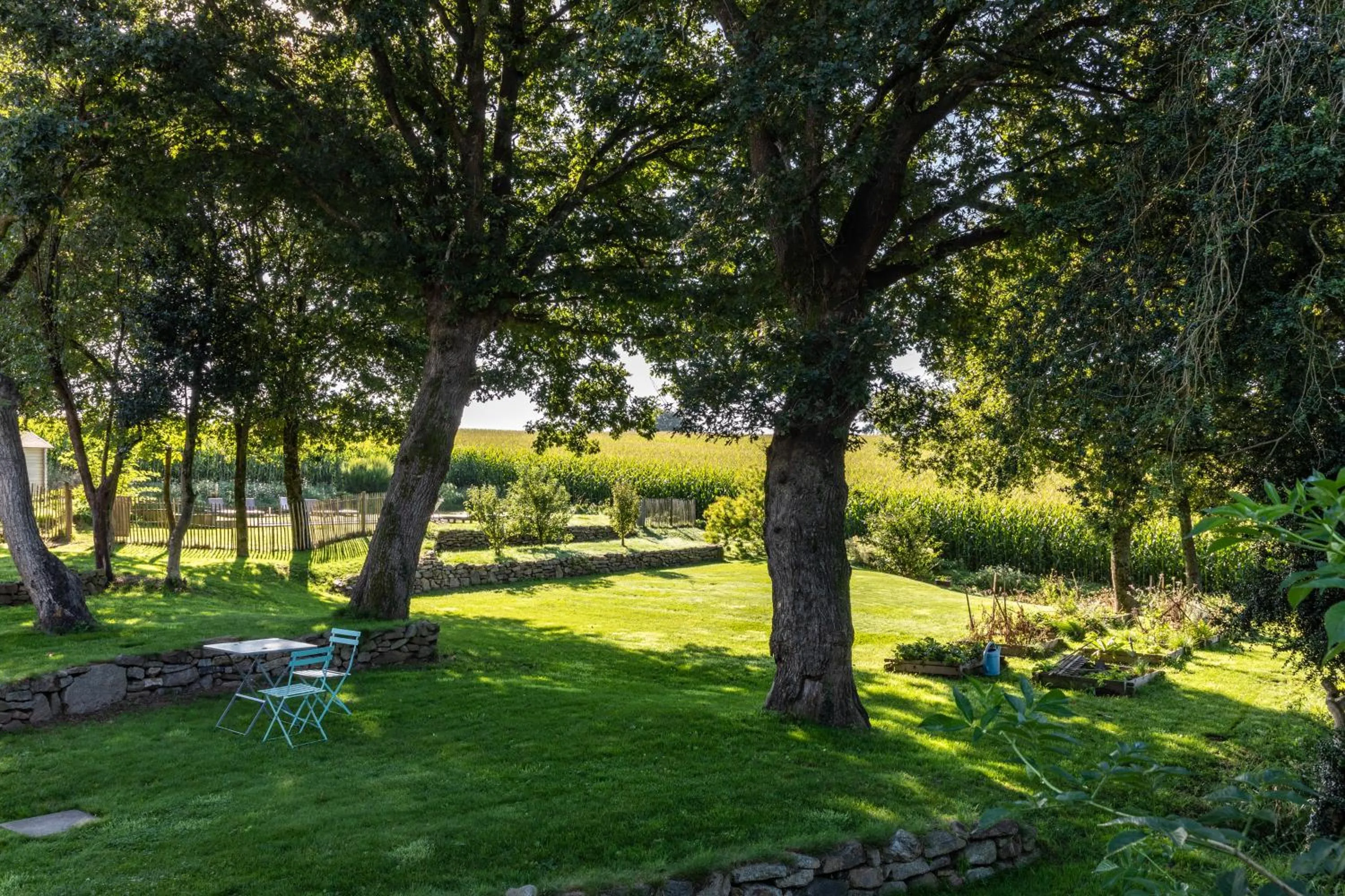 Garden in Domaine du Kelenn, Maison d'hôtes de charme avec piscine