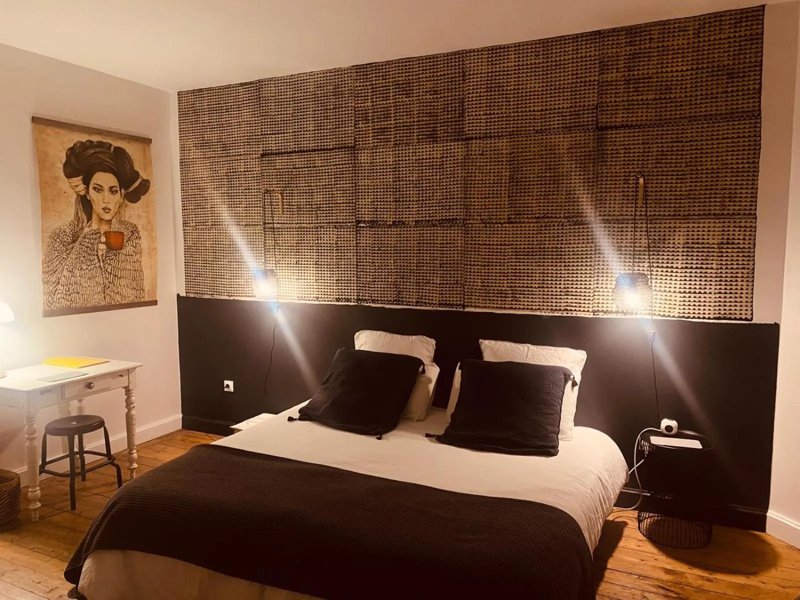 Bed in Villa Marguerite - Chambres d'Hôtes