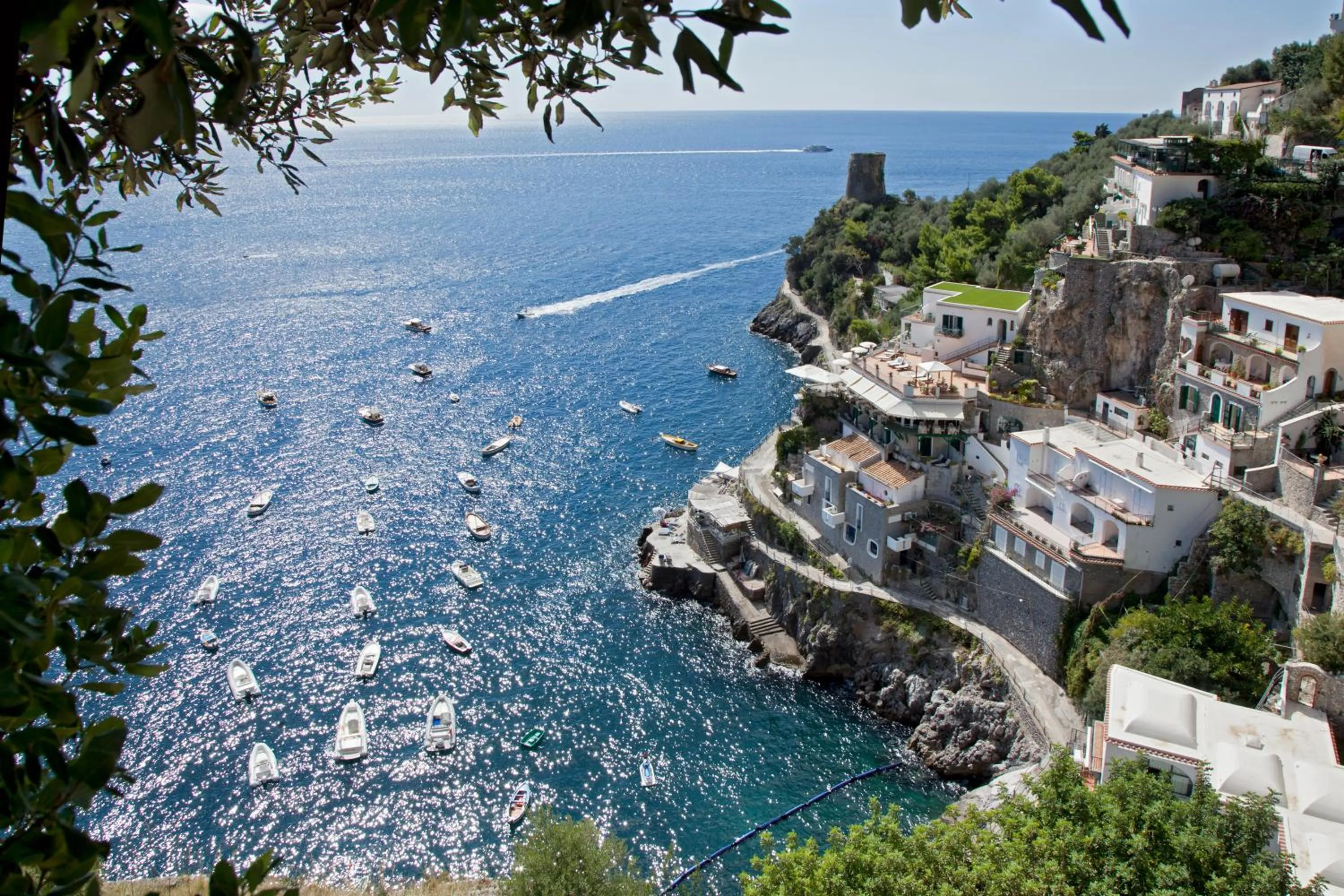 Bird's eye view in Villa Corallium