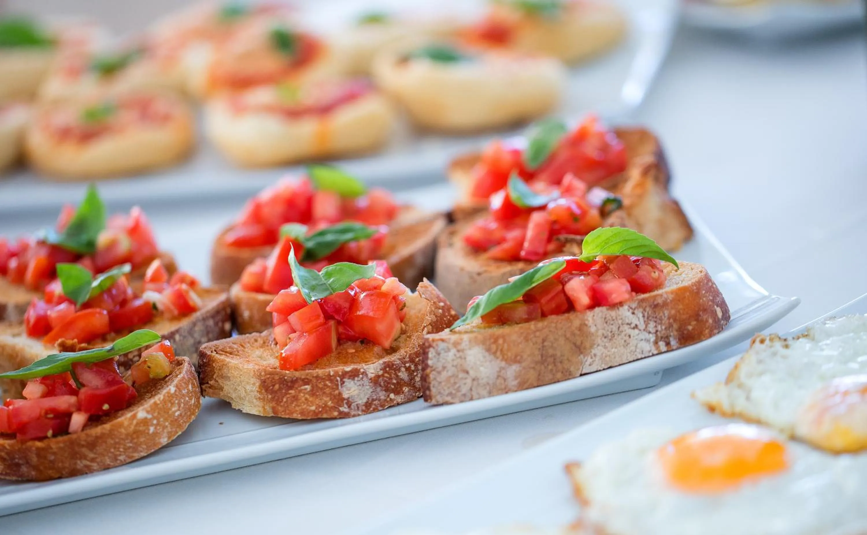 Buffet breakfast in Villa Corallium