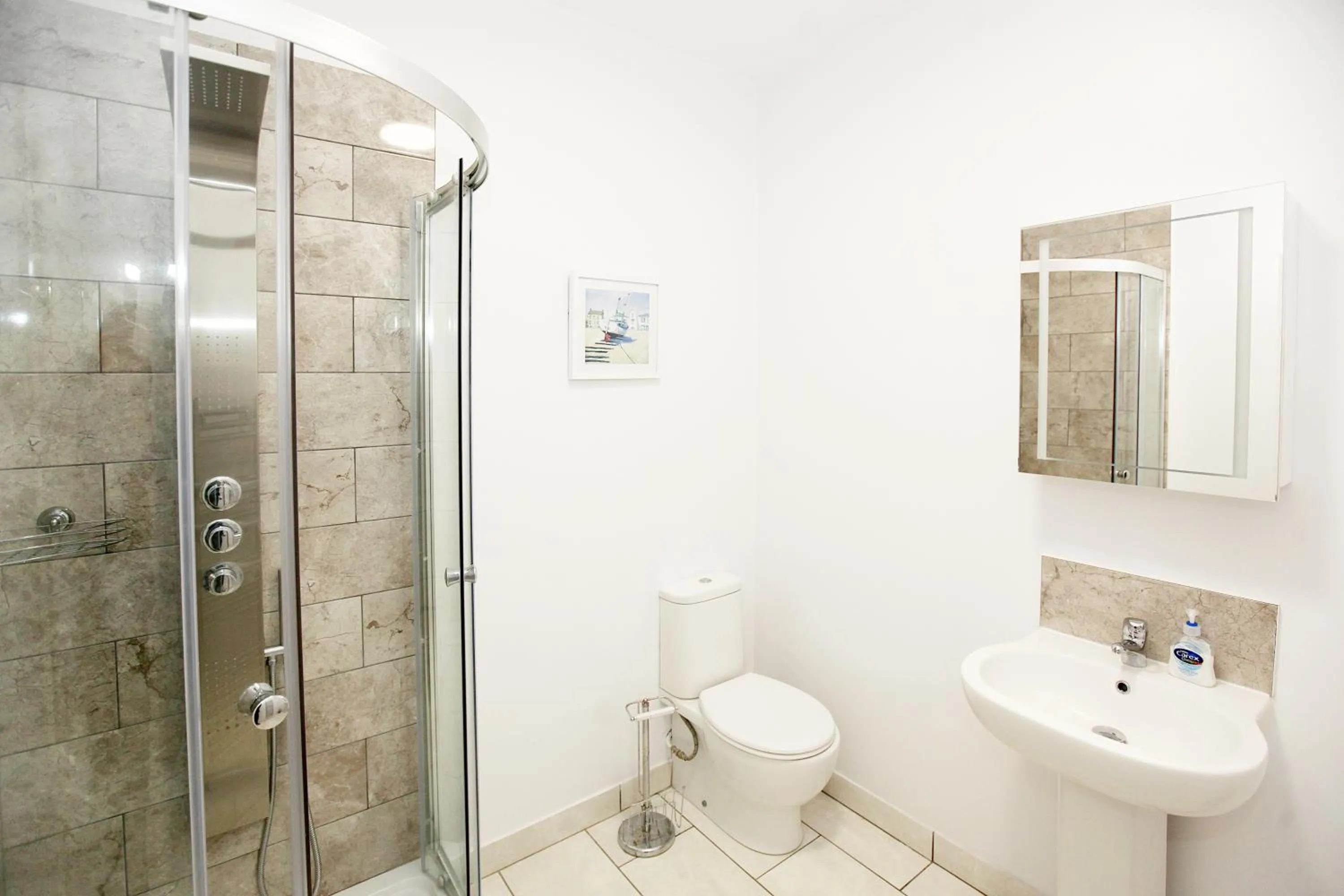 Shower in Austens Apartments