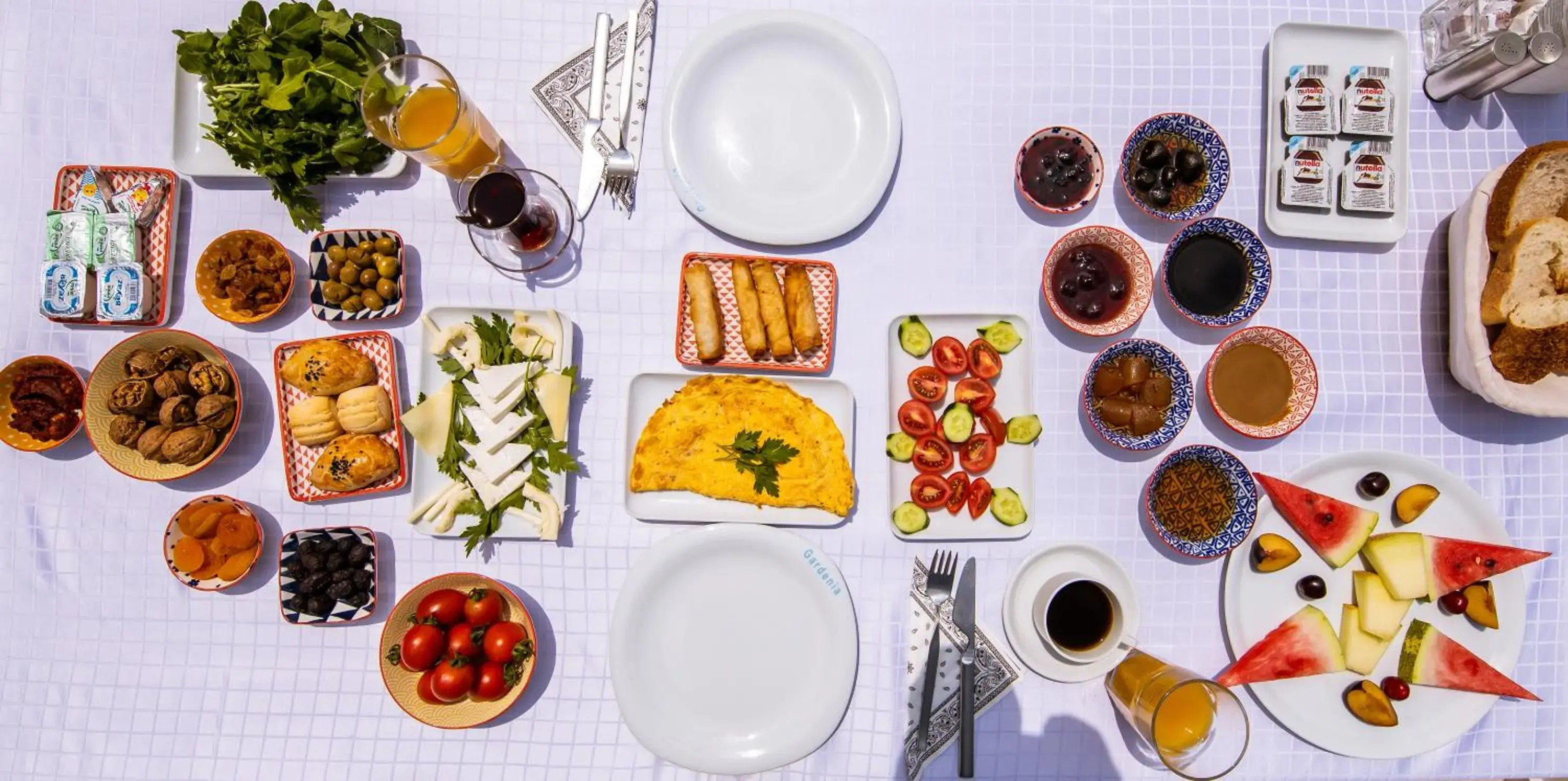 Buffet breakfast in Gardenia Hotel