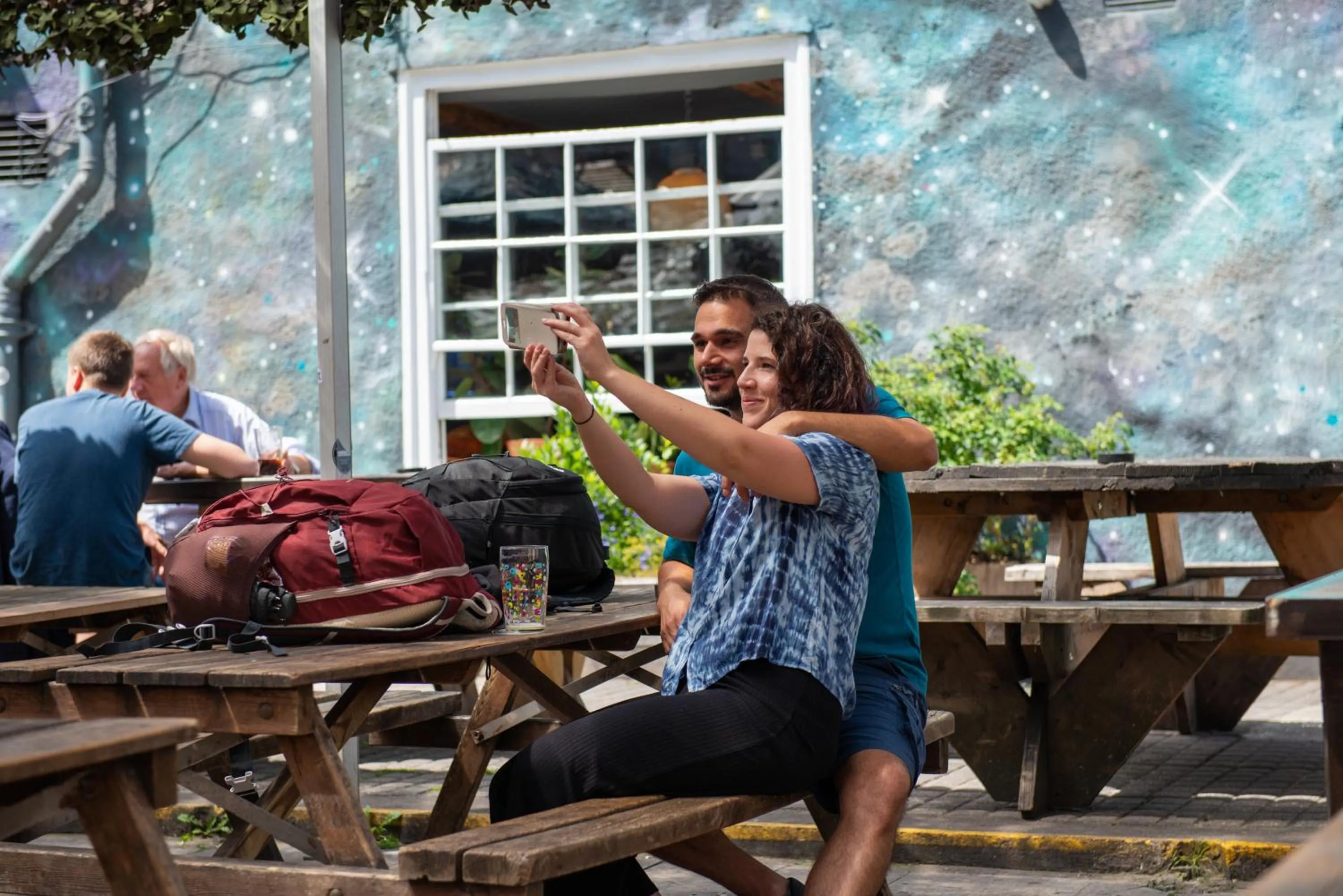 People in The Full Moon Backpackers