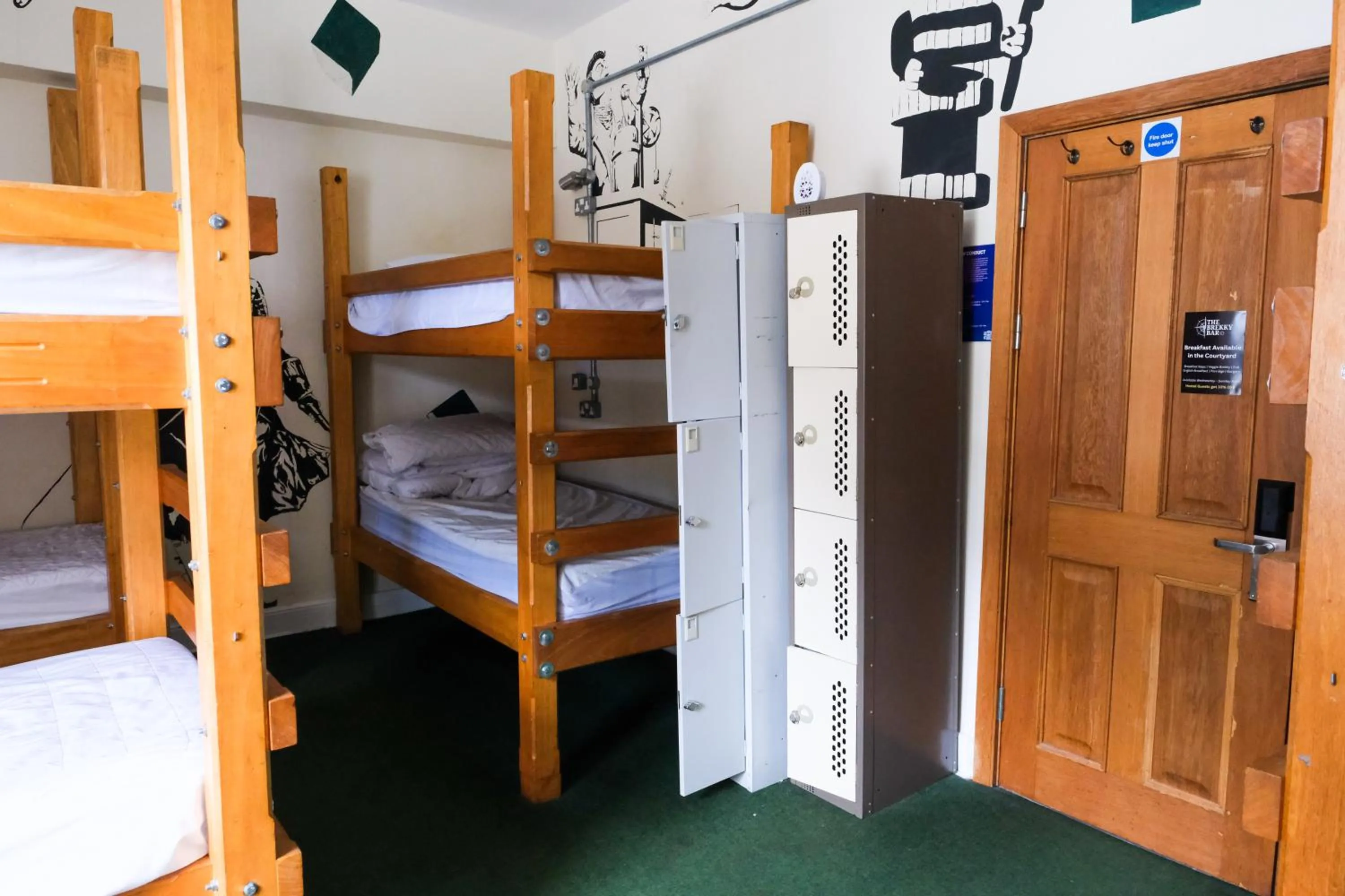 Bed in The Full Moon Backpackers