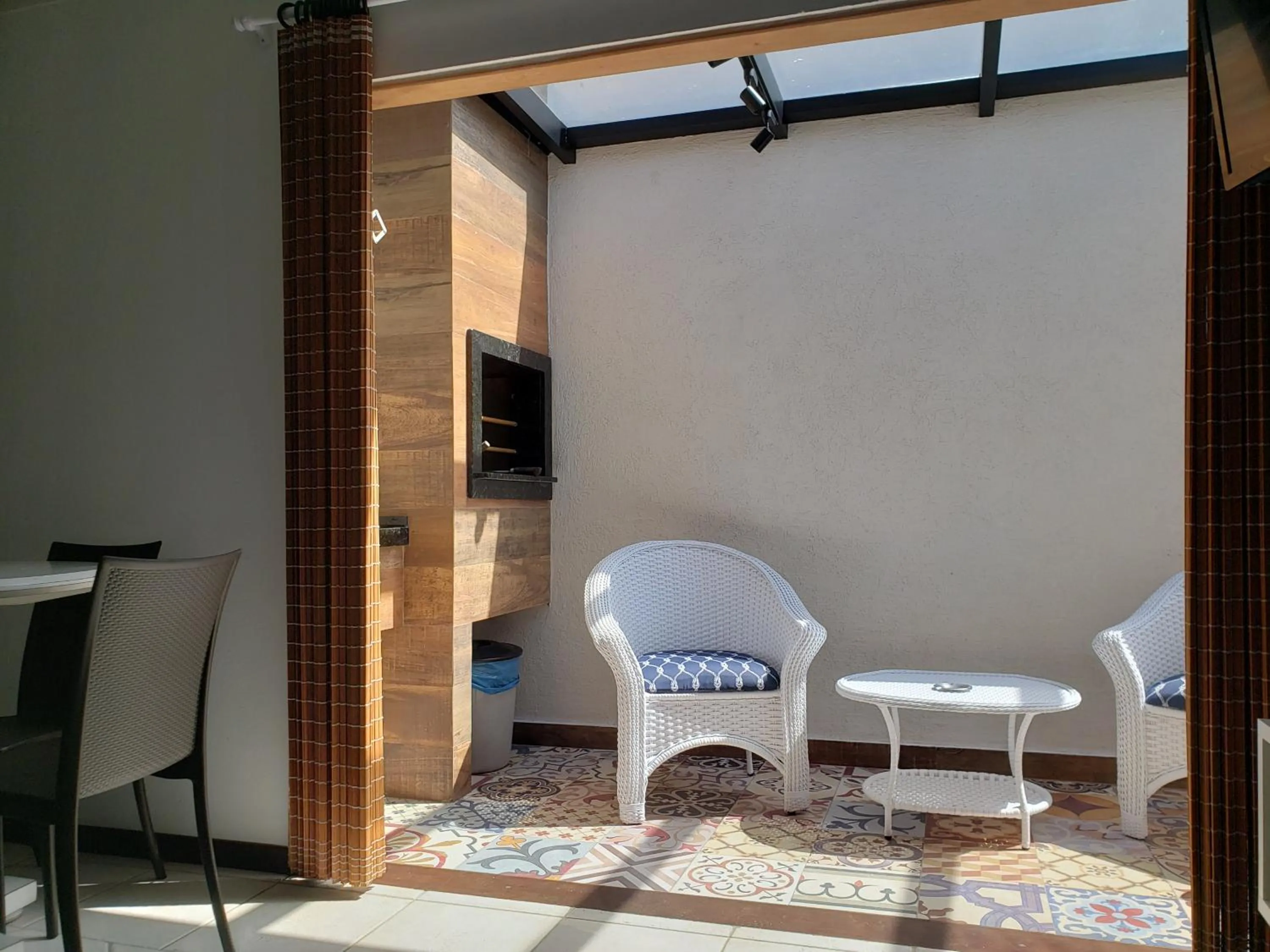 BBQ facilities in Pousada Pedra da Gaivota