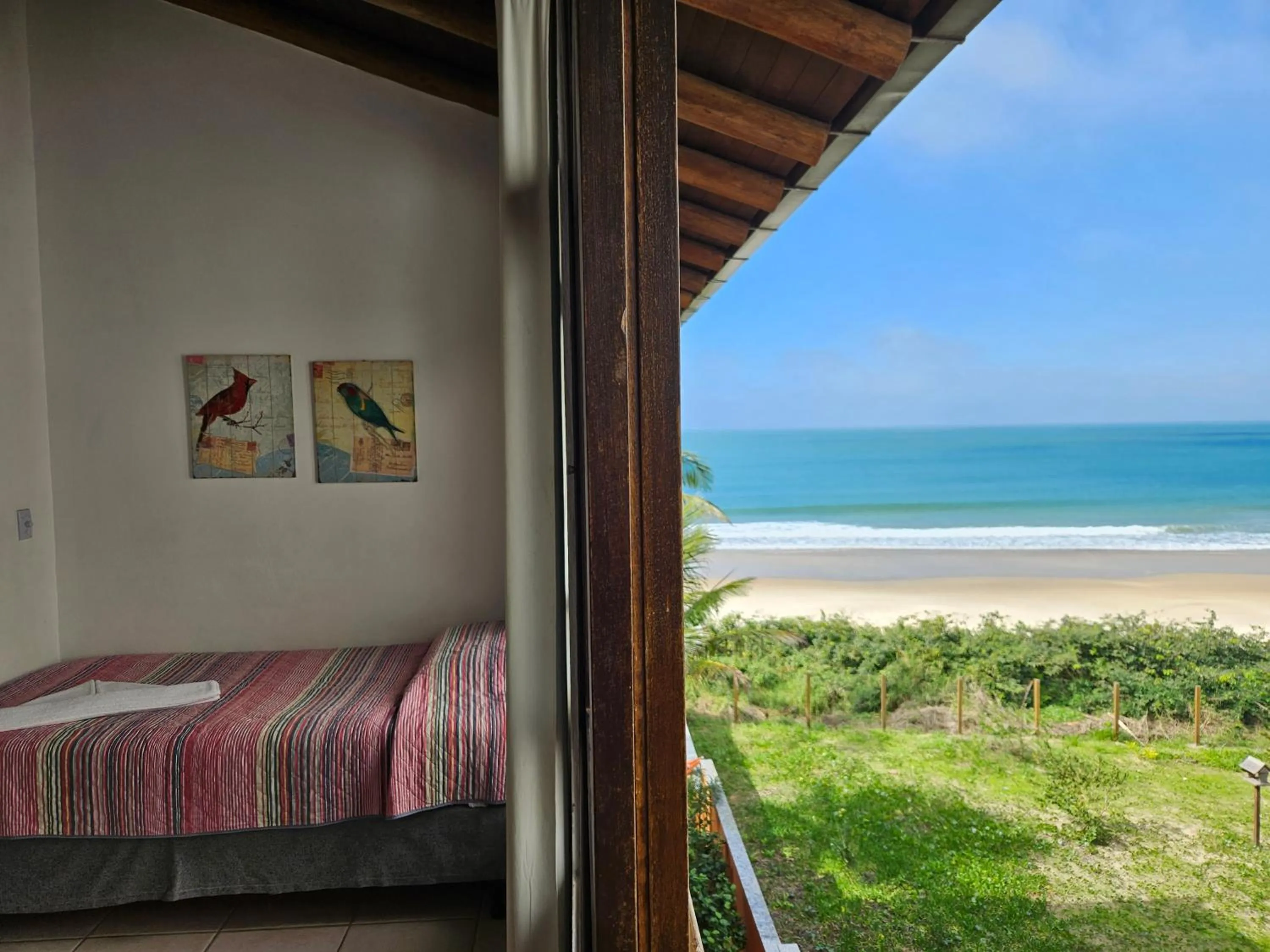 Bed in Pousada Pedra da Gaivota