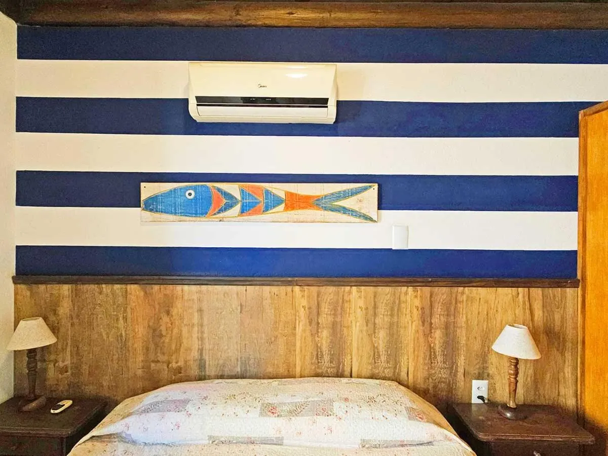 Bed in Pousada Pedra da Gaivota