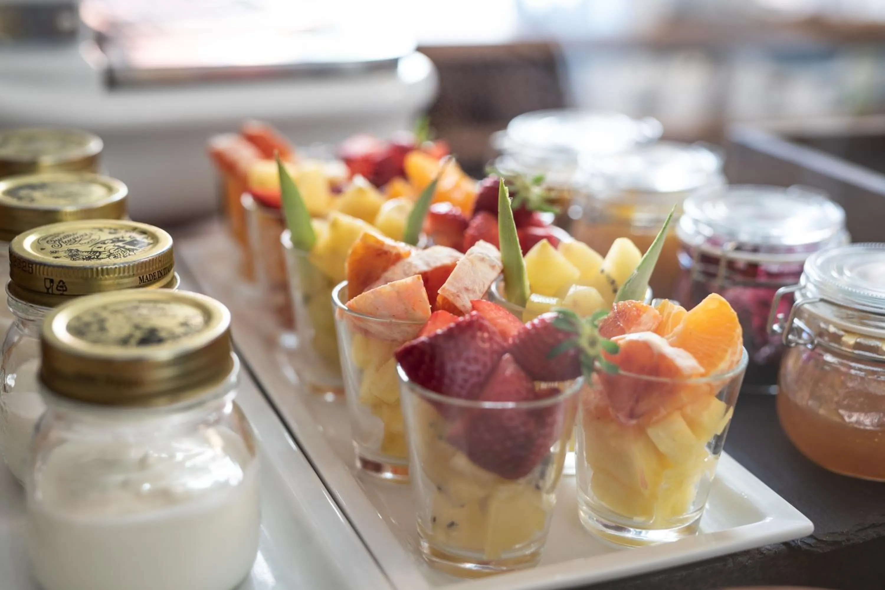 Continental breakfast in Hotel Jolly Roger