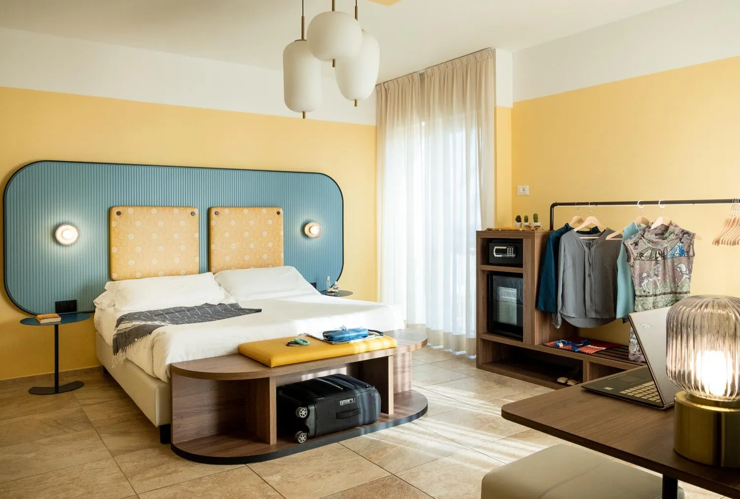 Bed in Hotel Jolly Roger